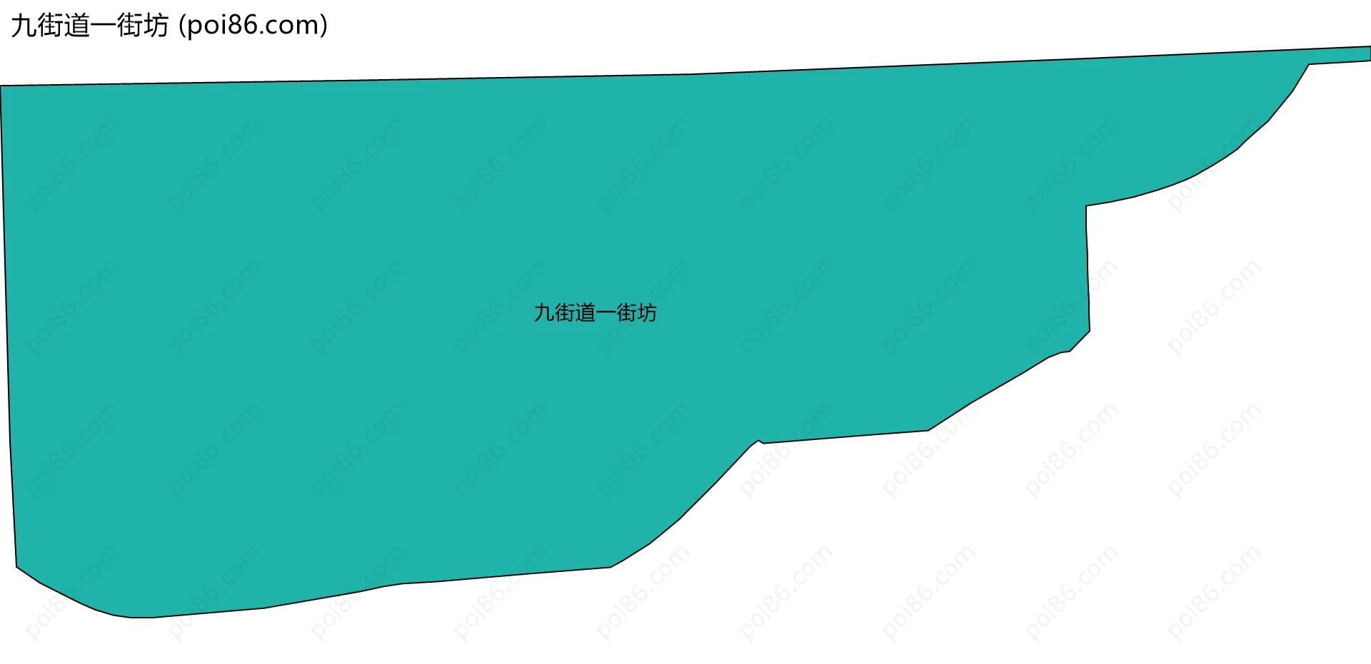 九街道一街坊边界地图