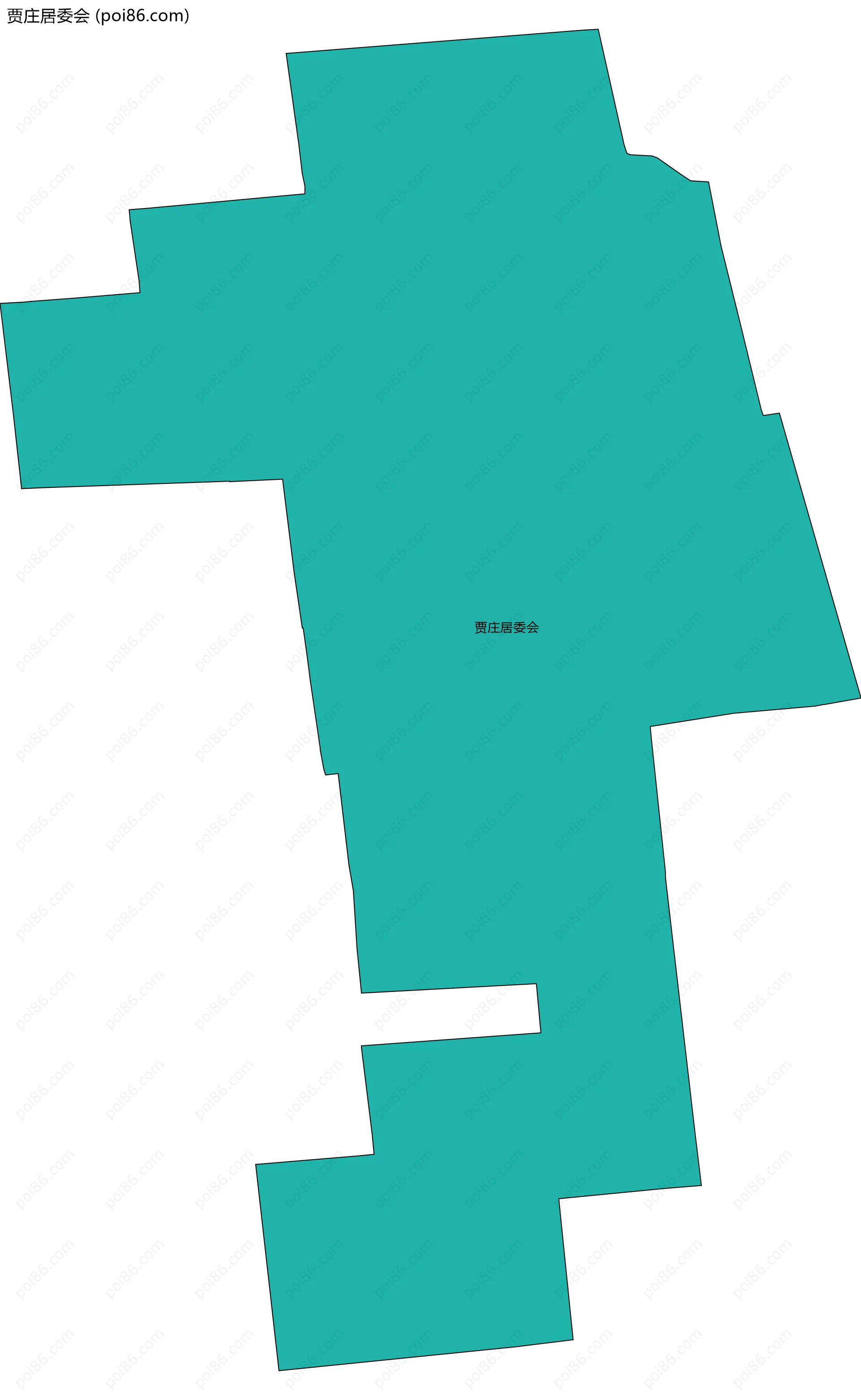 贾庄居委会边界地图