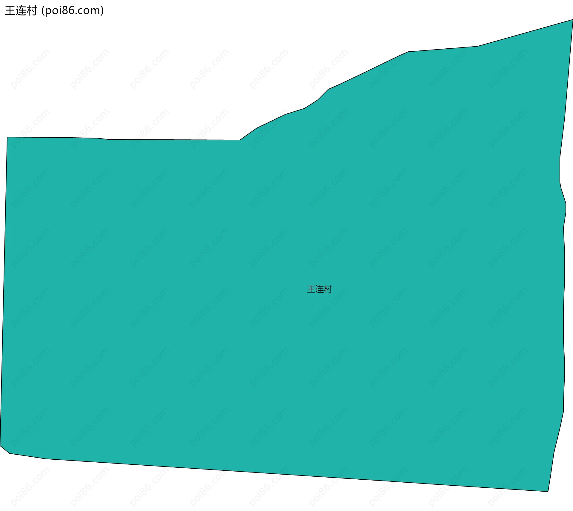 王连村边界地图