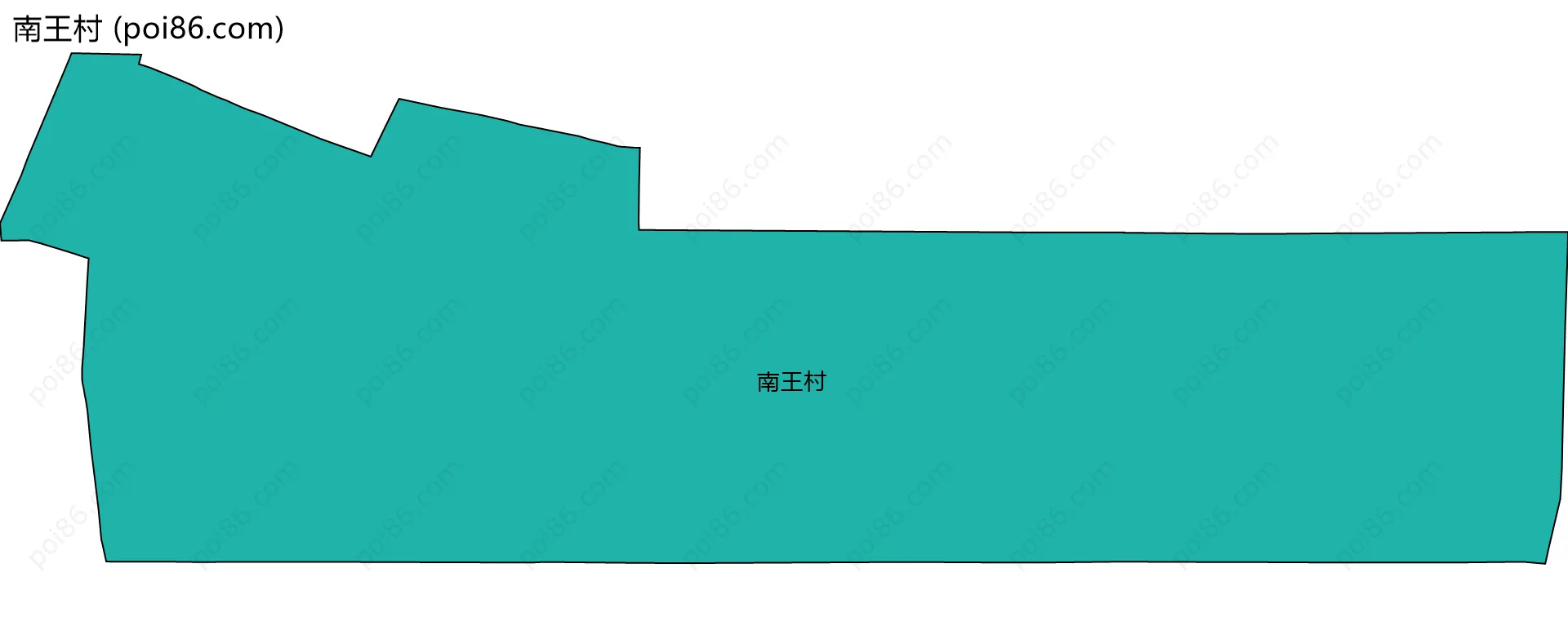 南王村边界地图