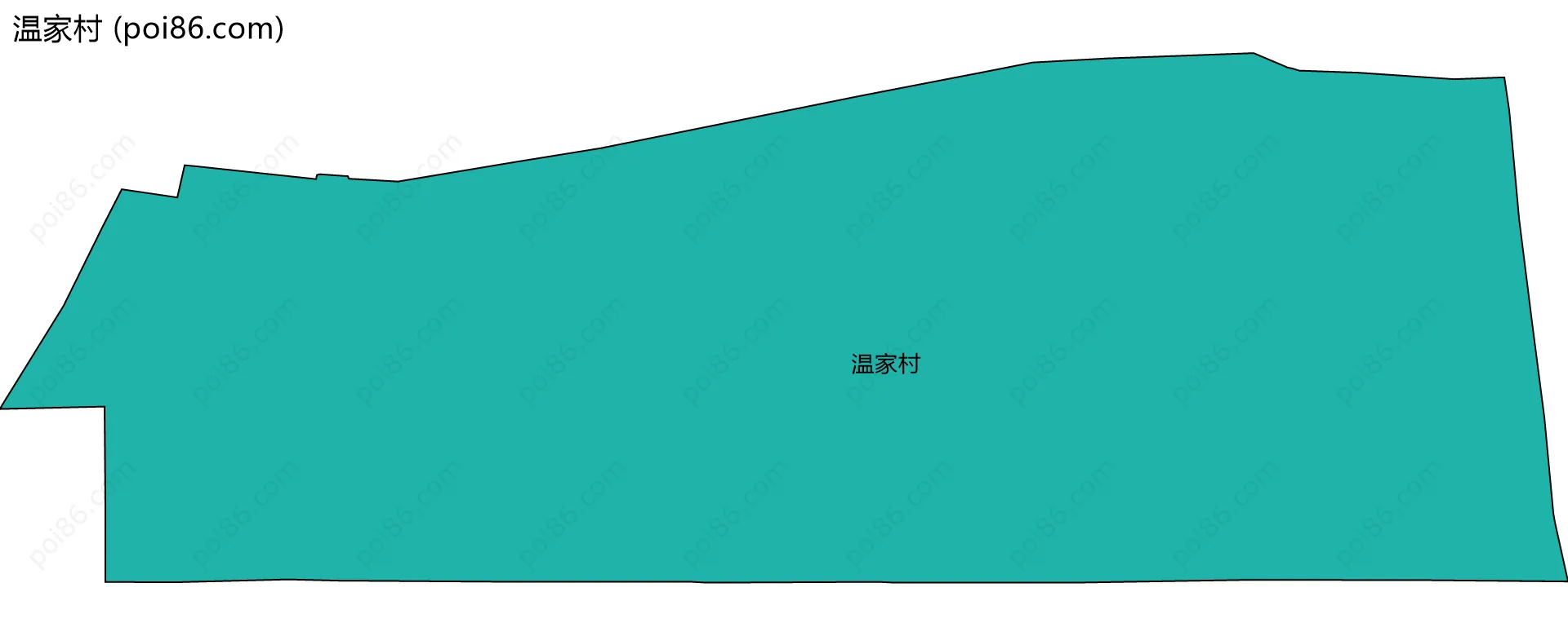 温家村边界地图