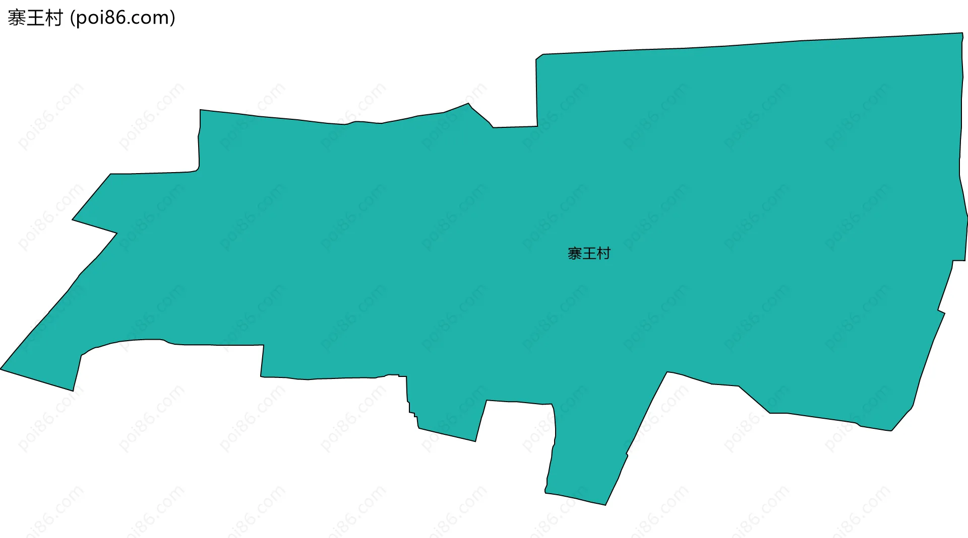 寨王村边界地图