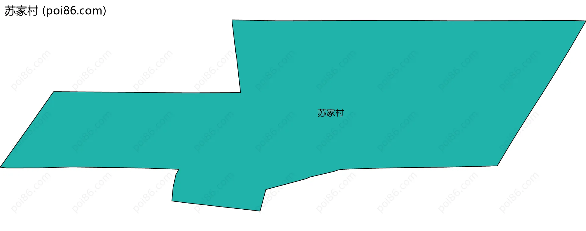 苏家村边界地图