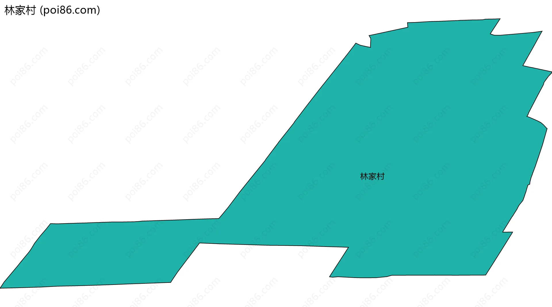 林家村边界地图