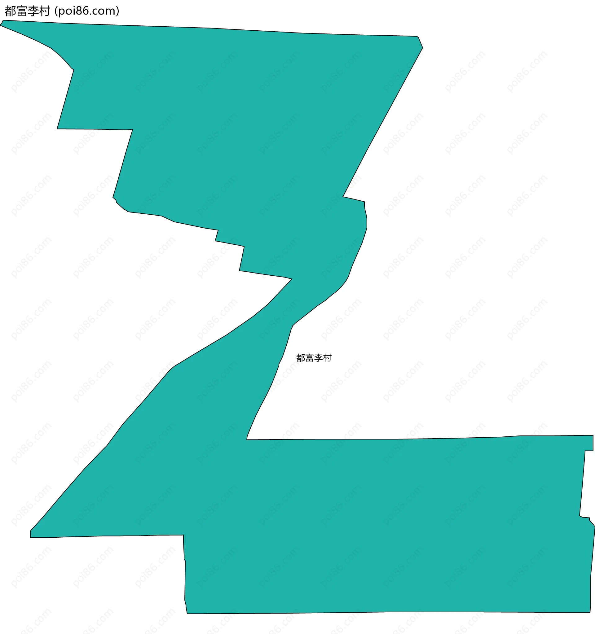 都富李村边界地图