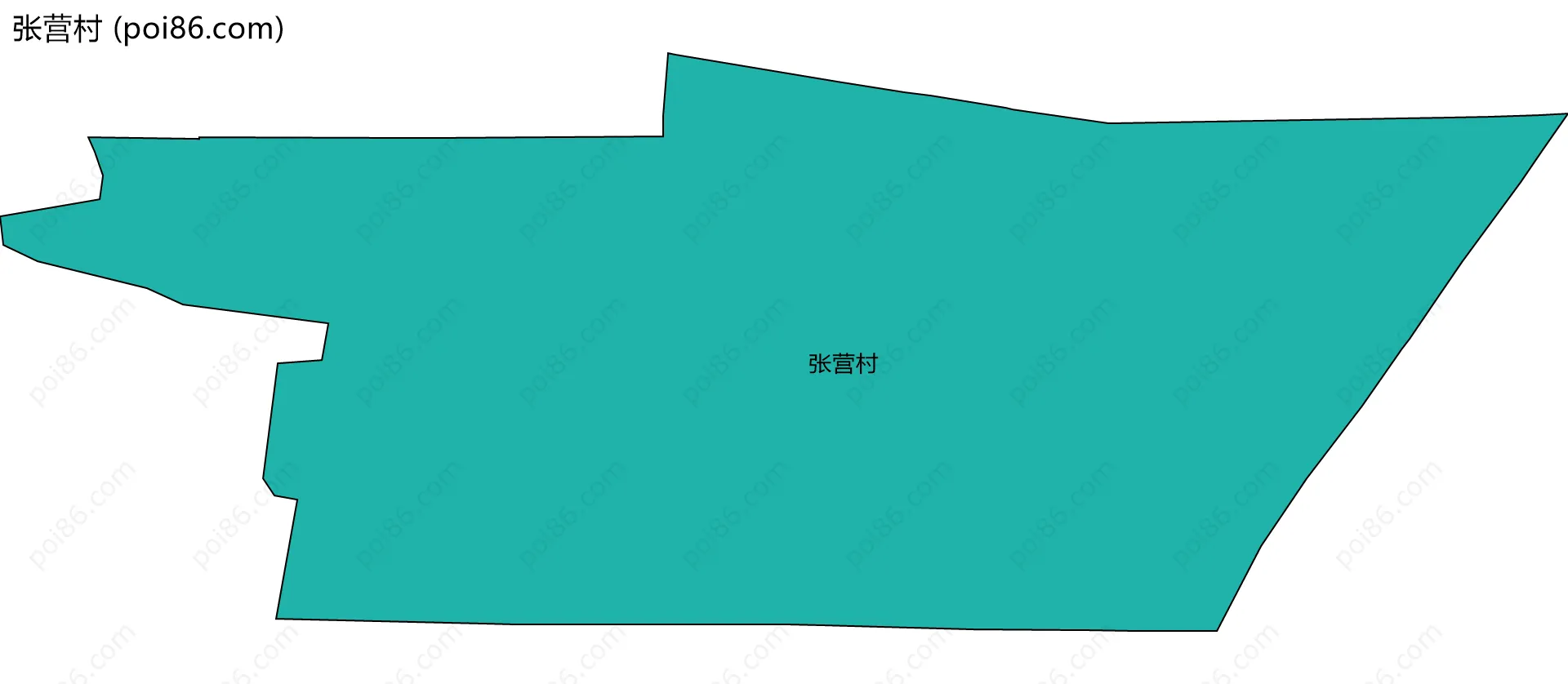 张营村边界地图