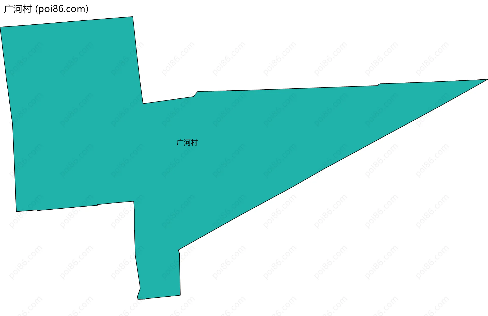 广河村边界地图