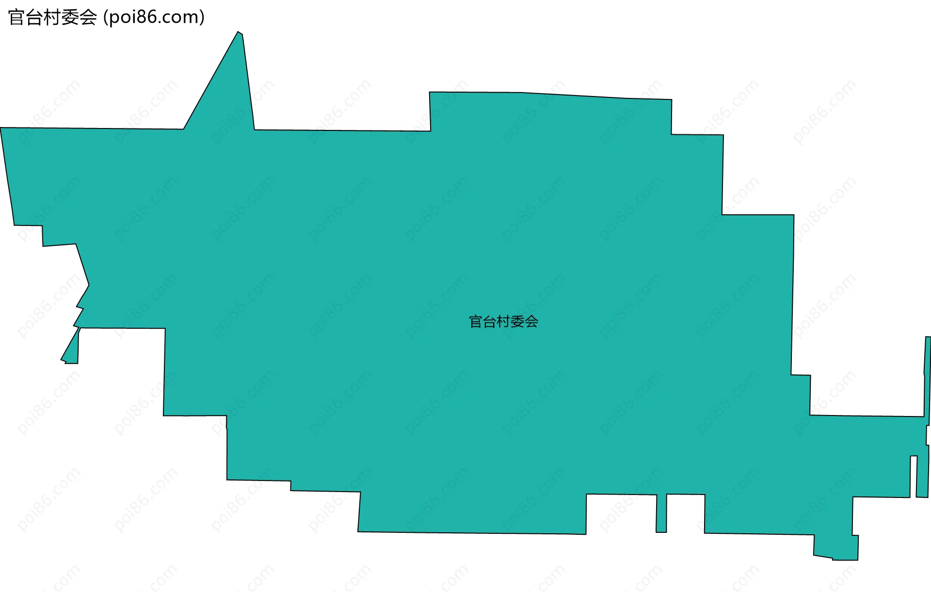 官台村委会边界地图