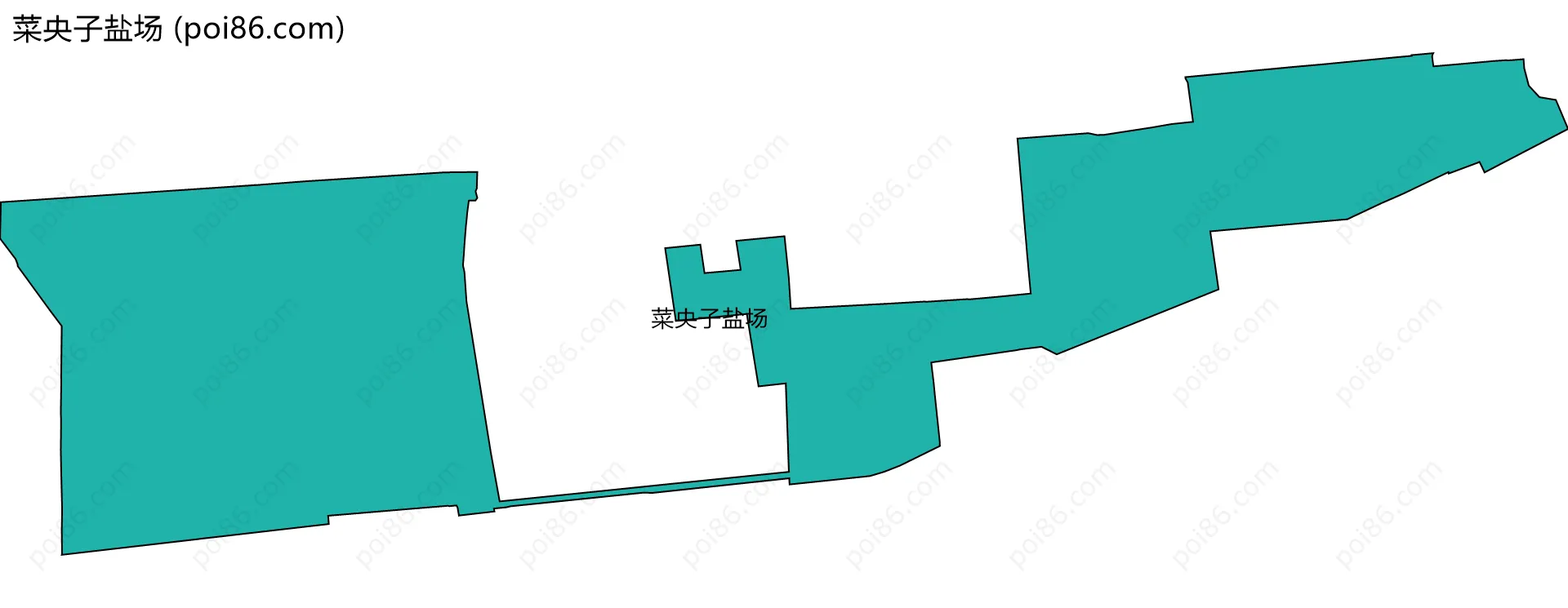 菜央子盐场边界地图