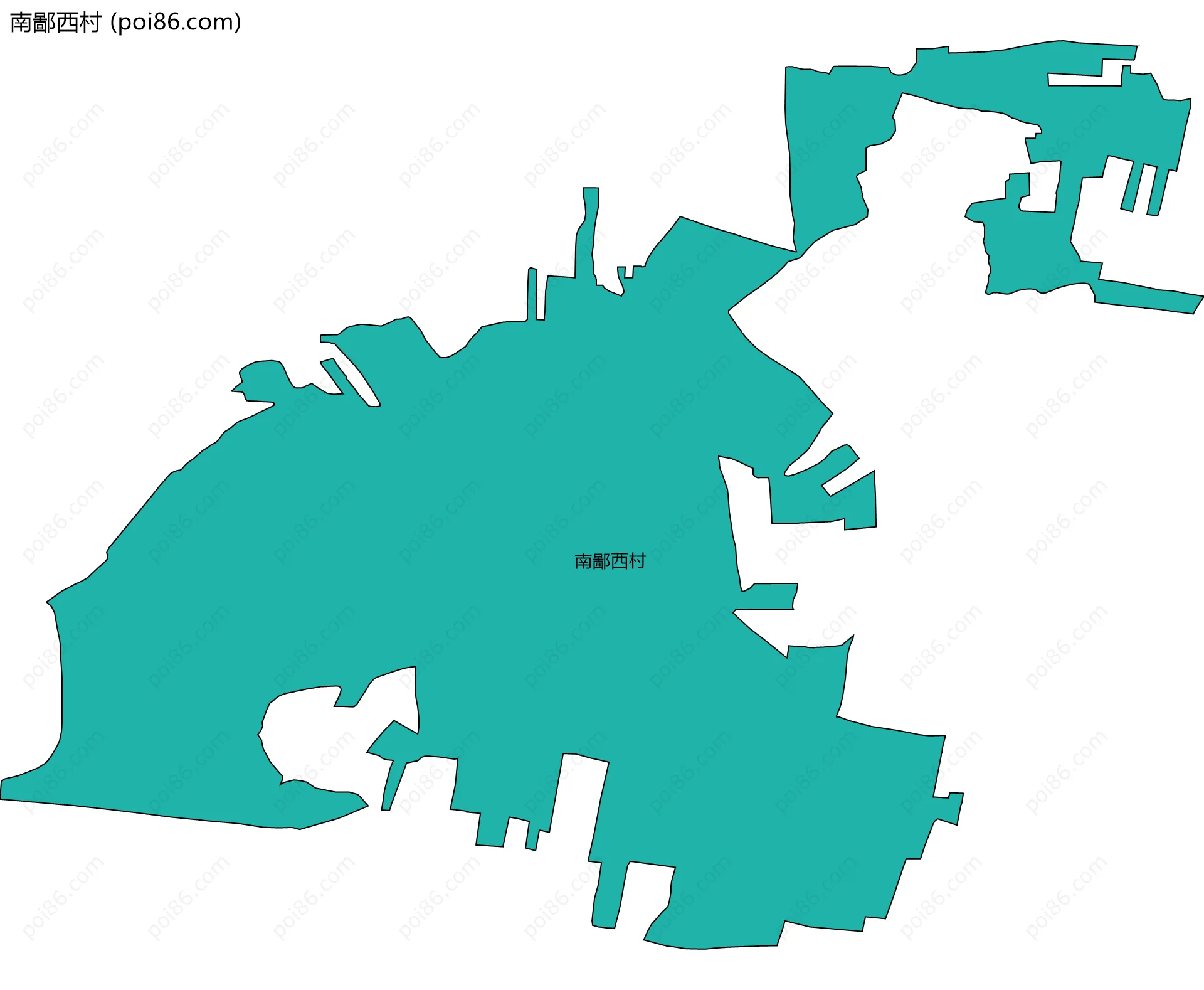 南鄙西村边界地图