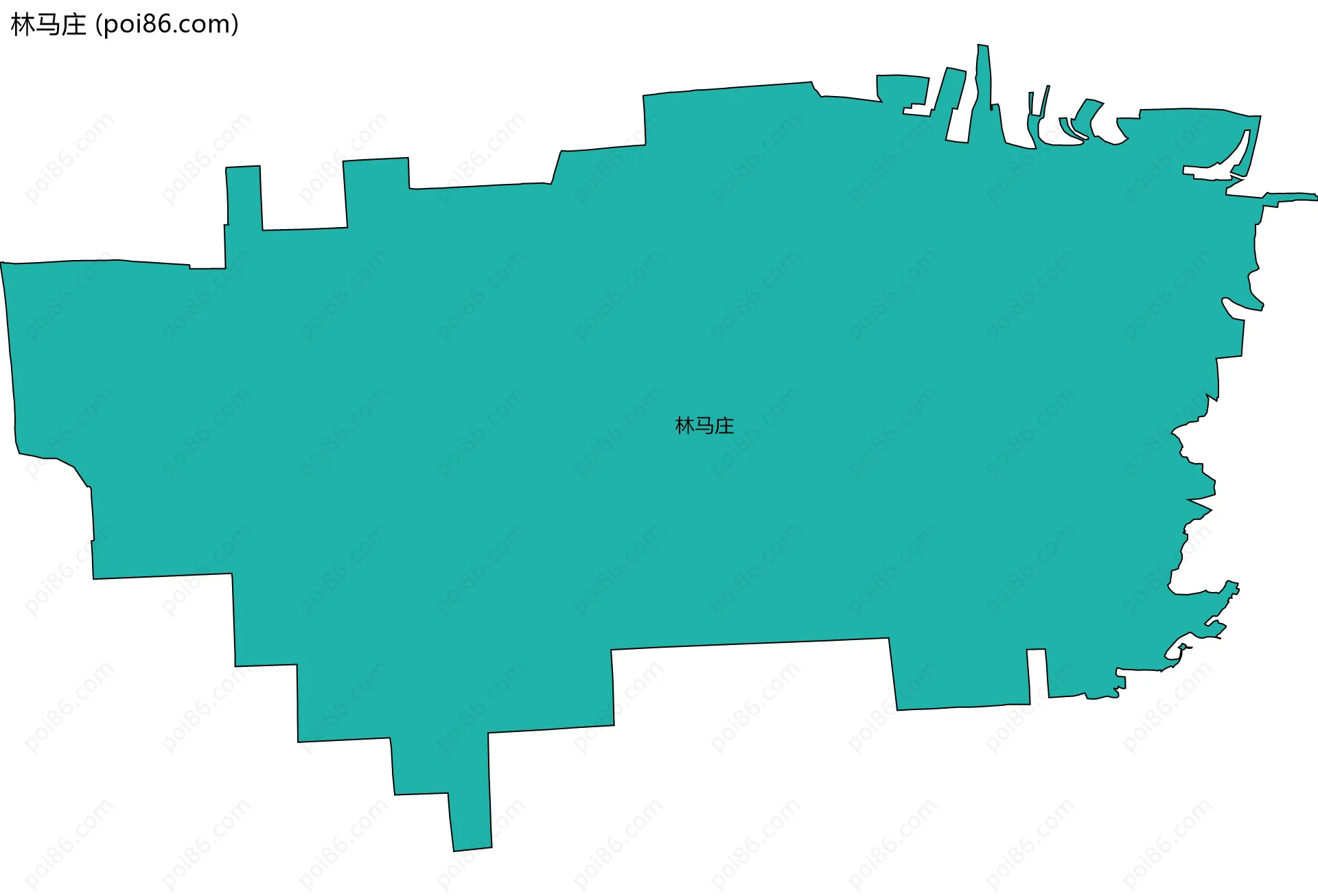 林马庄边界地图