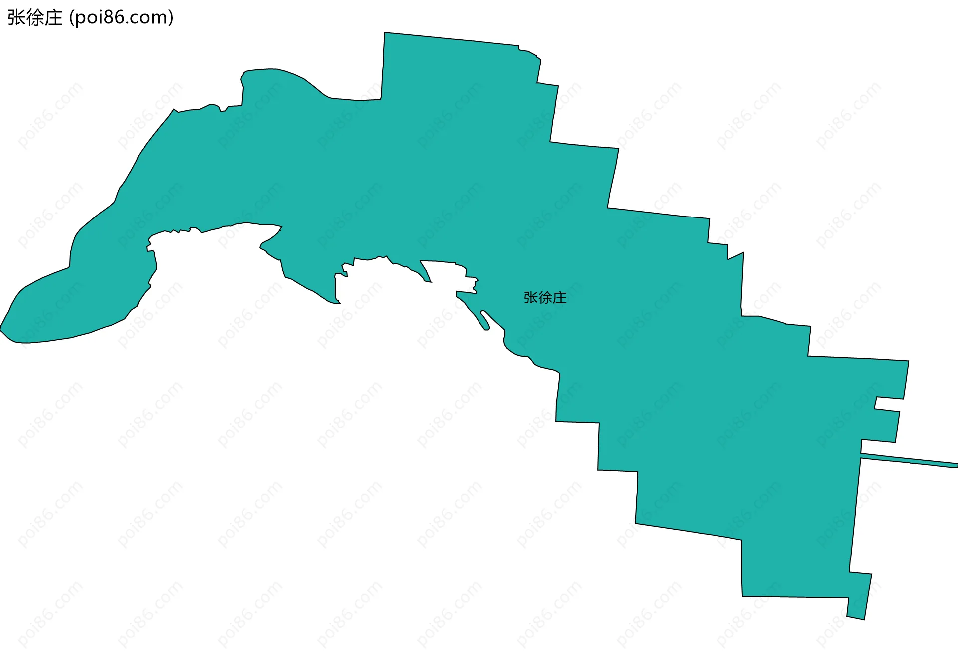 张徐庄边界地图