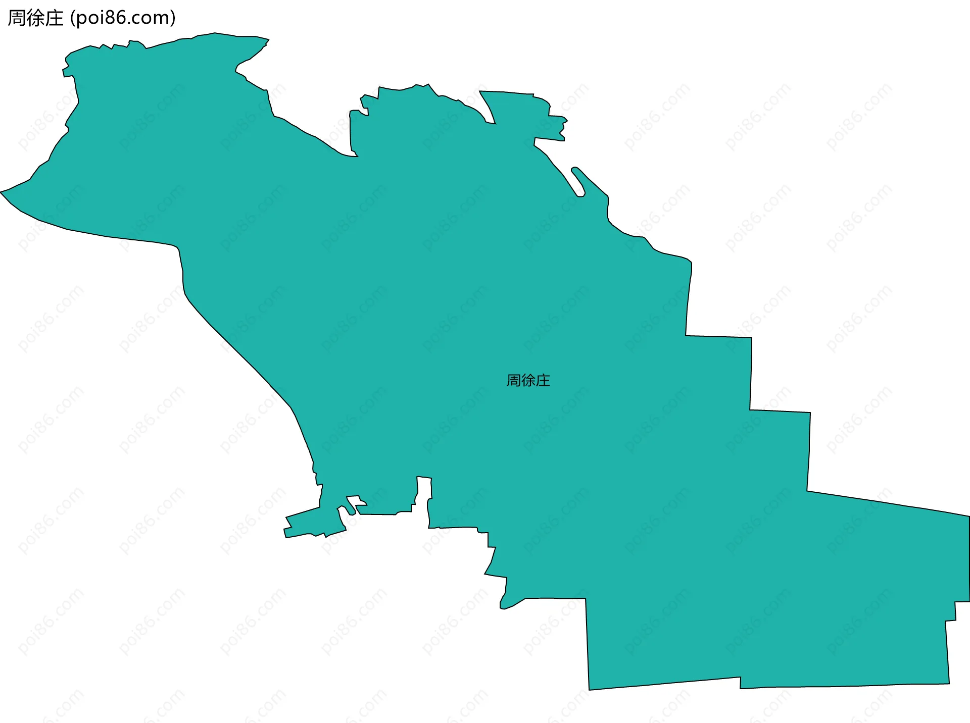 周徐庄边界地图