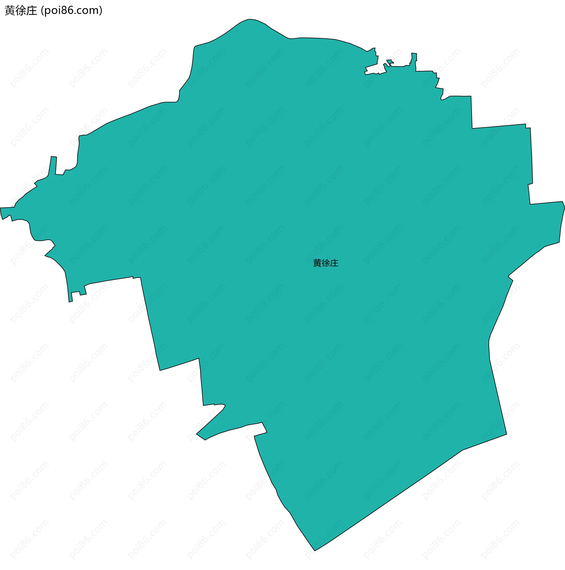 黄徐庄边界地图