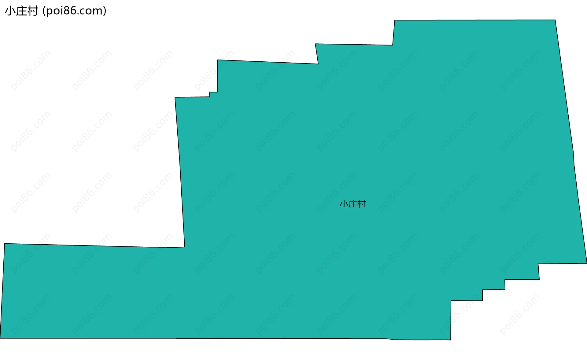 小庄村边界地图