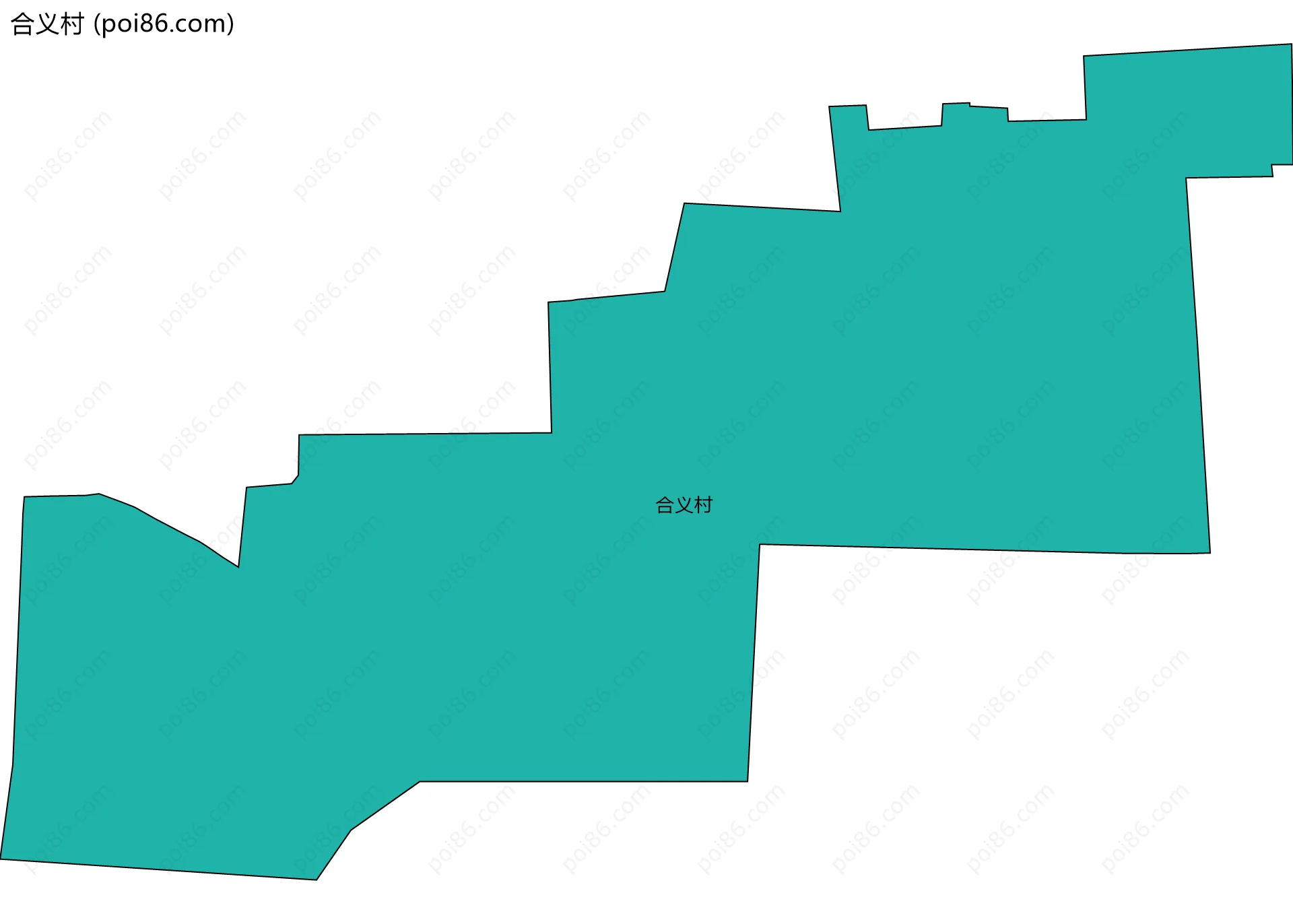 合义村边界地图