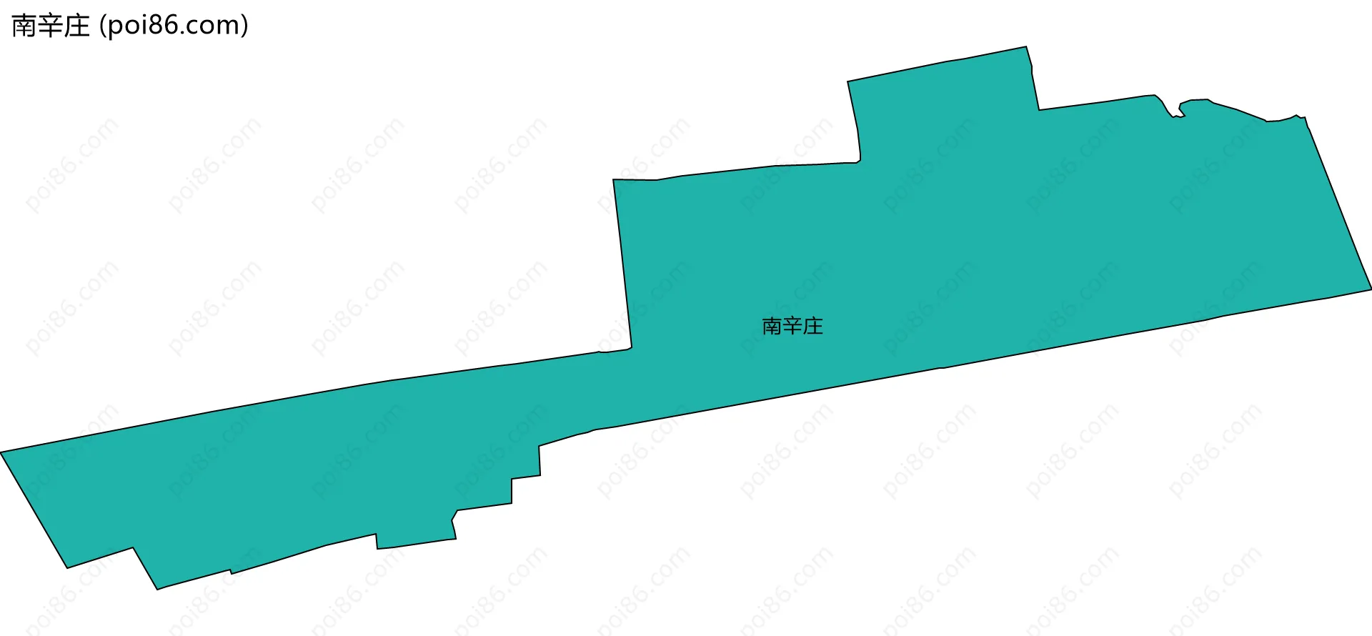 南辛庄边界地图