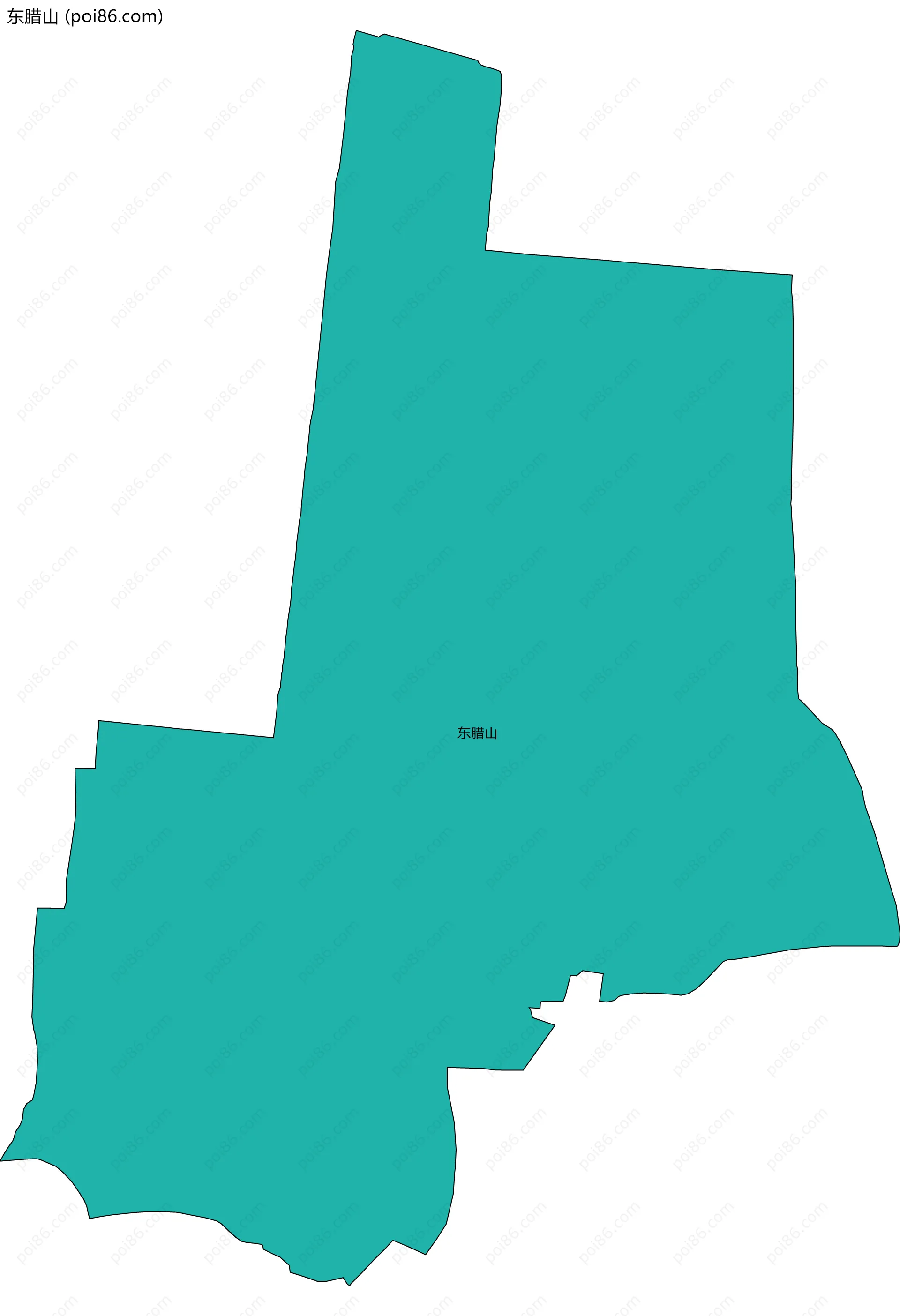 东腊山边界地图