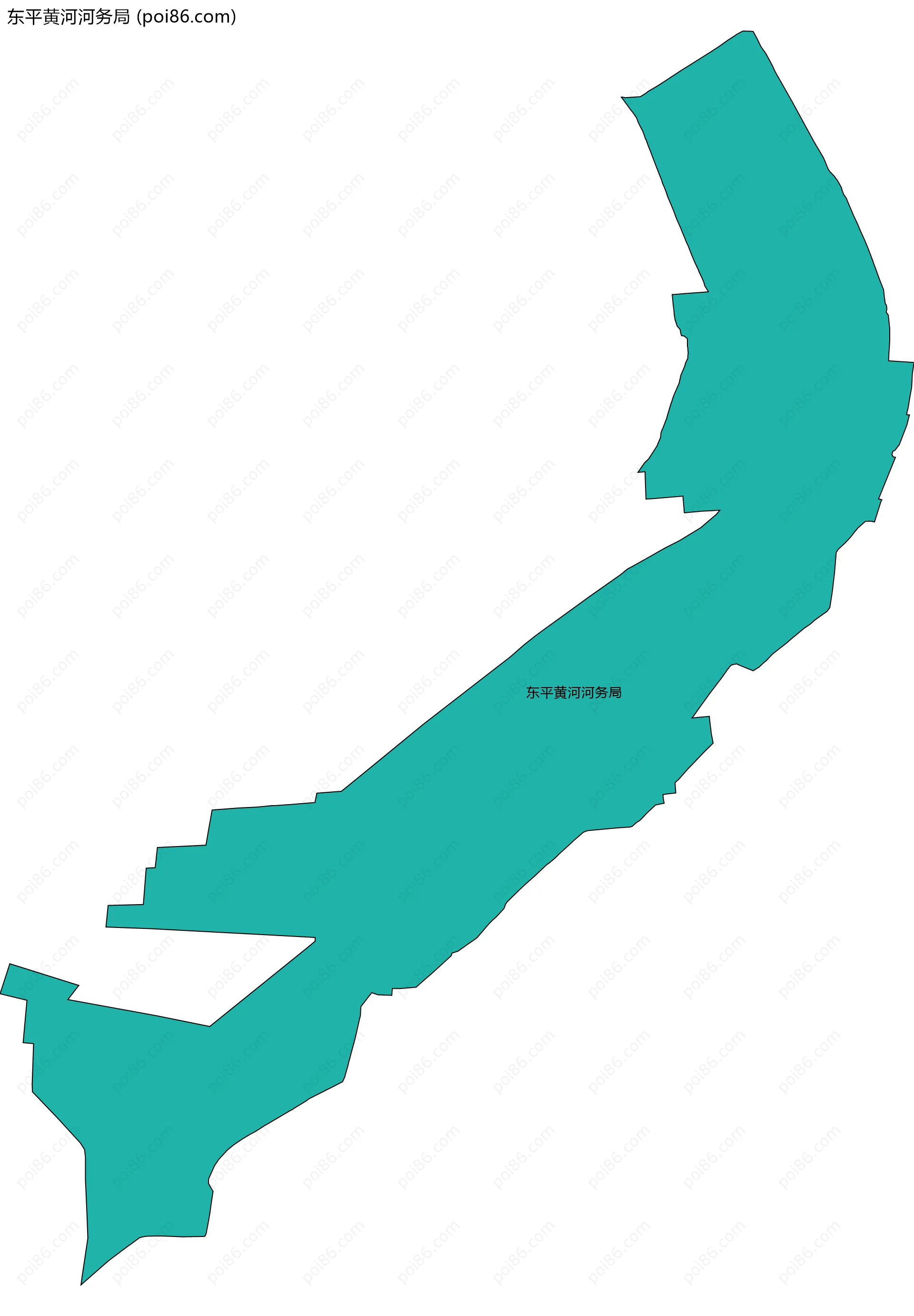 东平黄河河务局边界地图