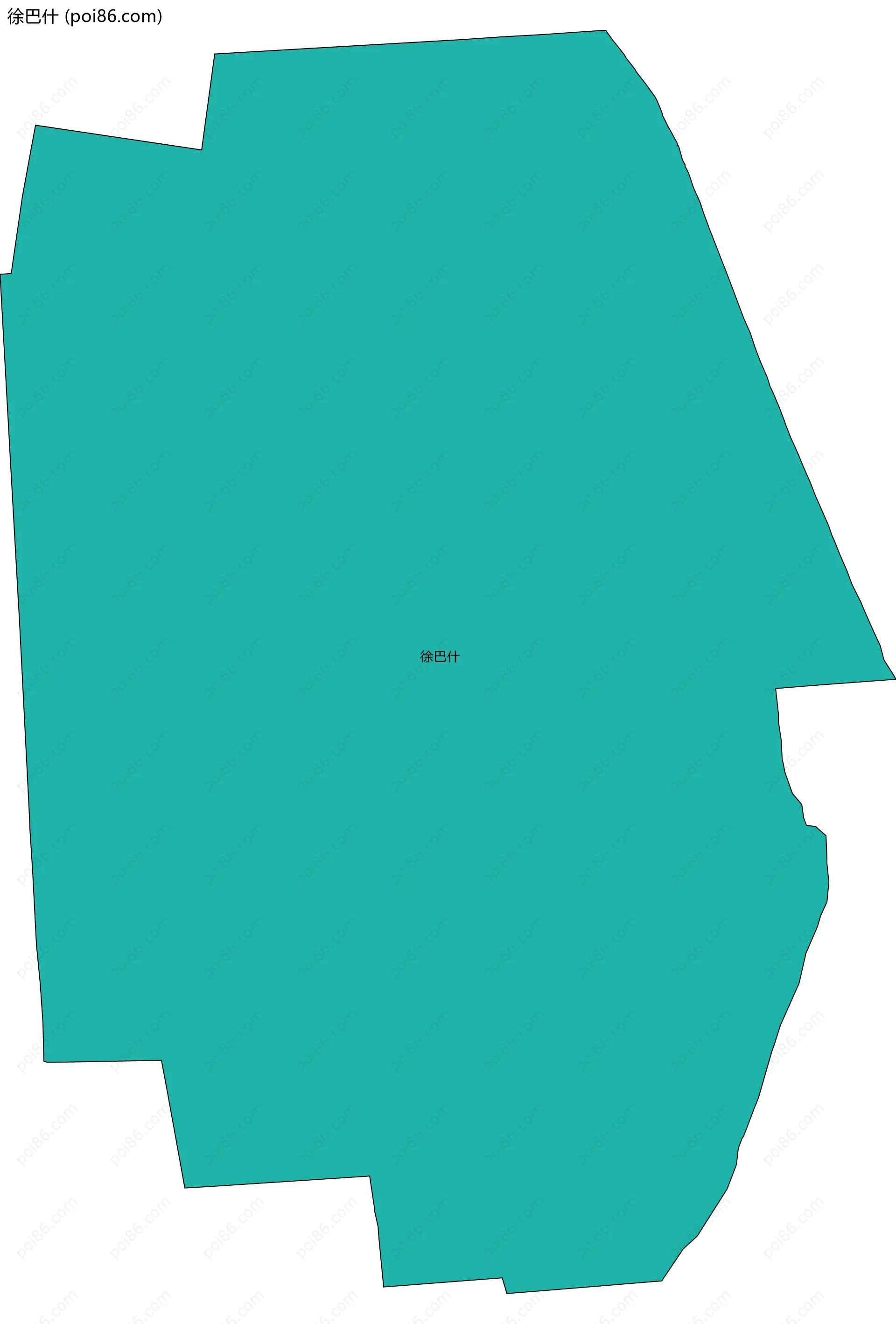 徐巴什边界地图