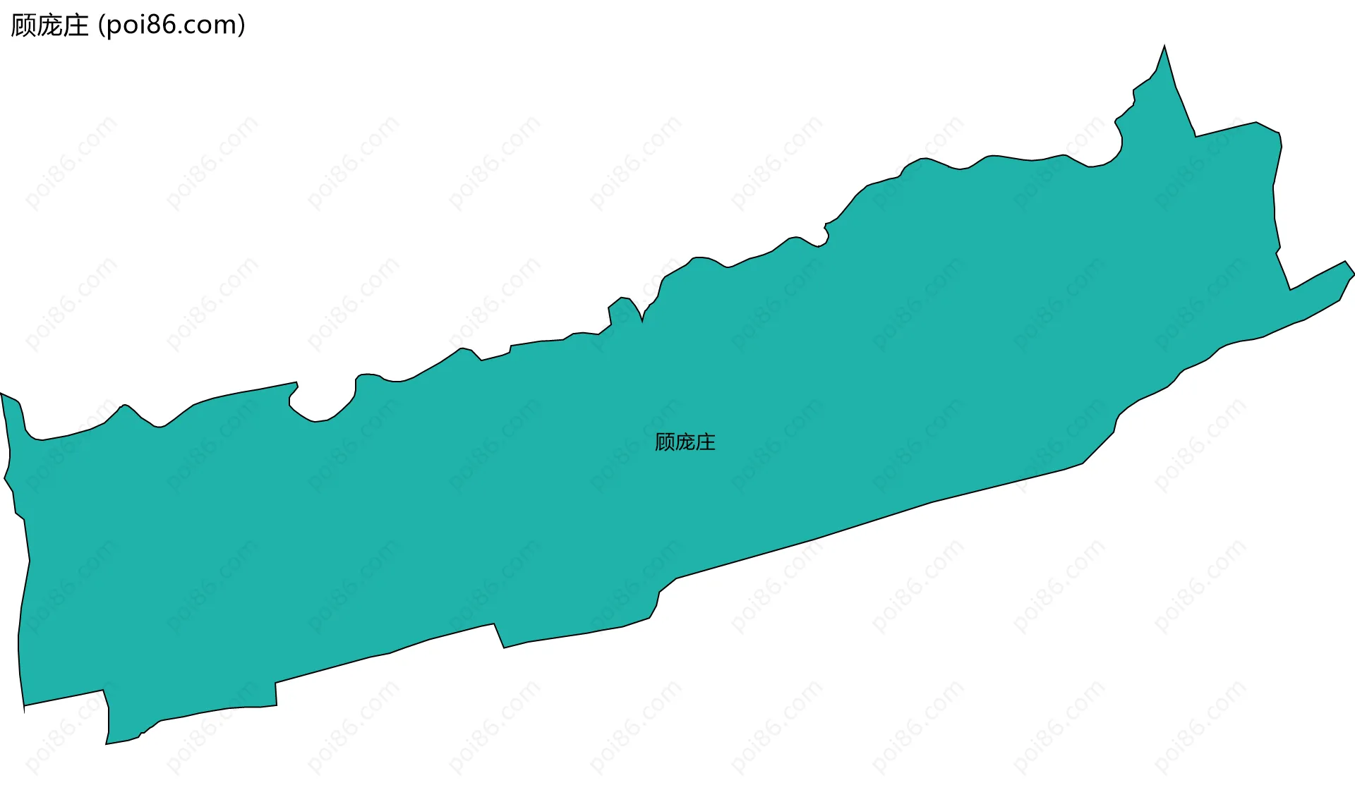 顾庞庄边界地图