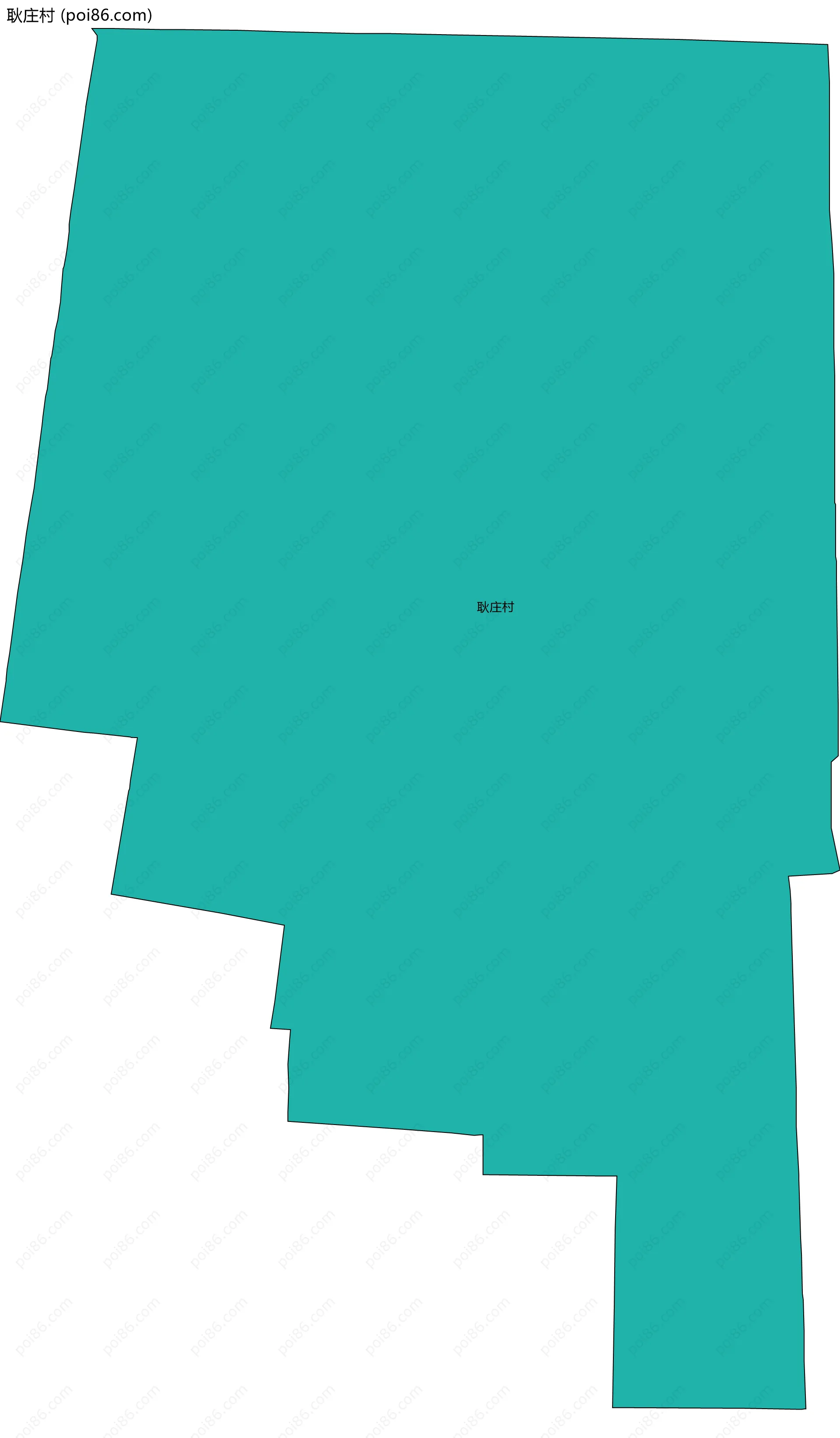 耿庄村边界地图