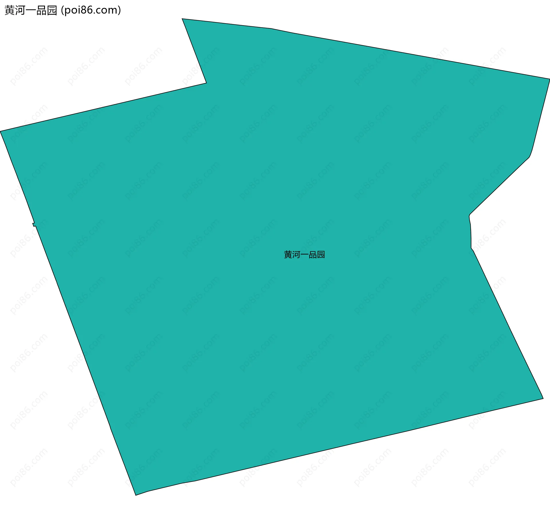 黄河一品园边界地图