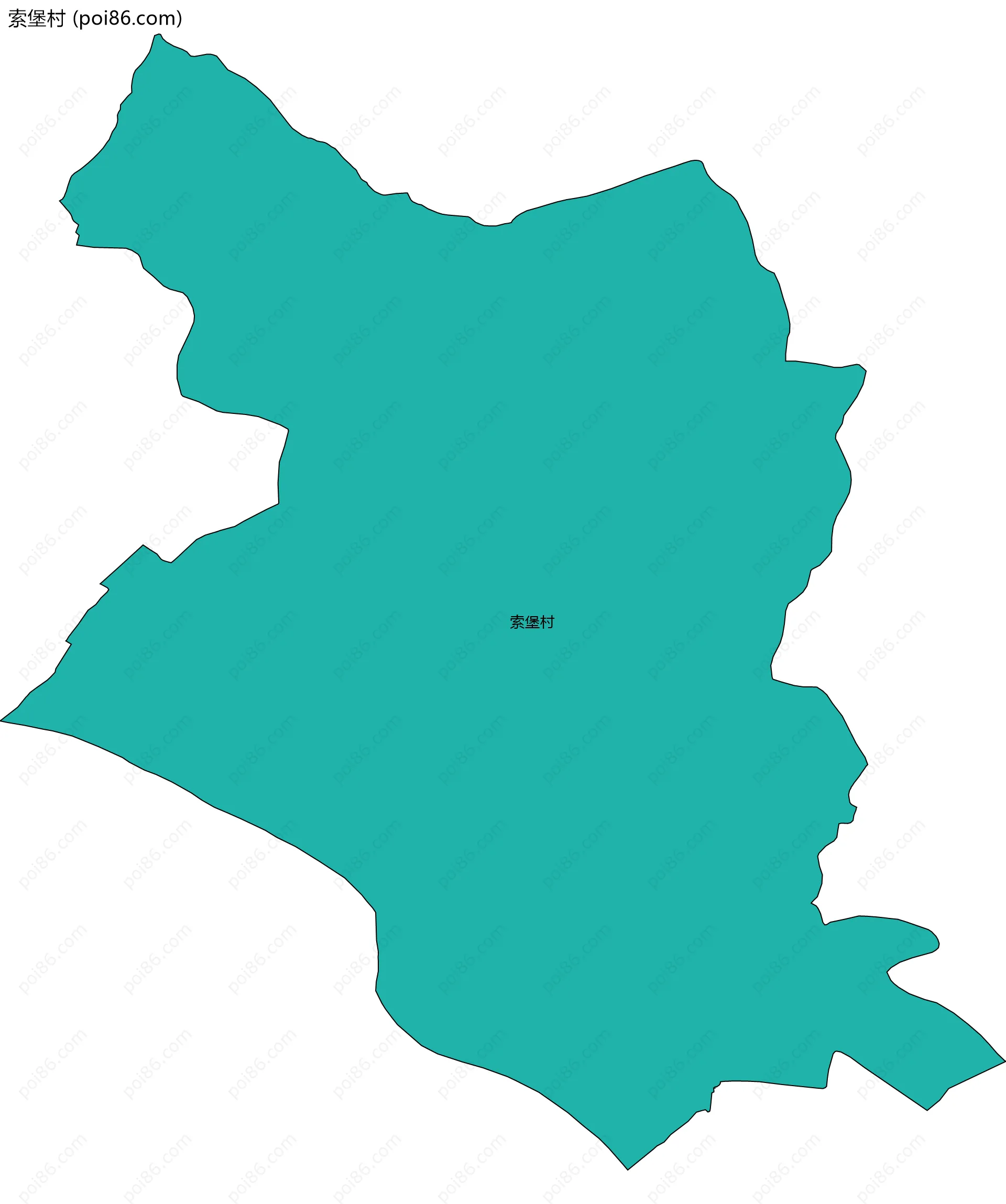 索堡村边界地图