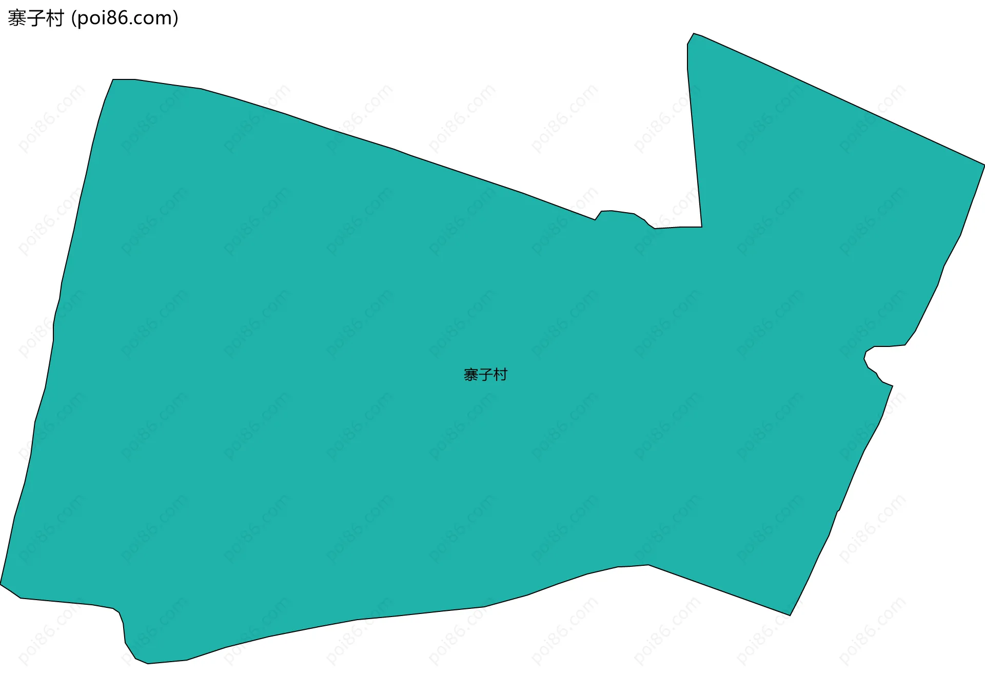 寨子村边界地图