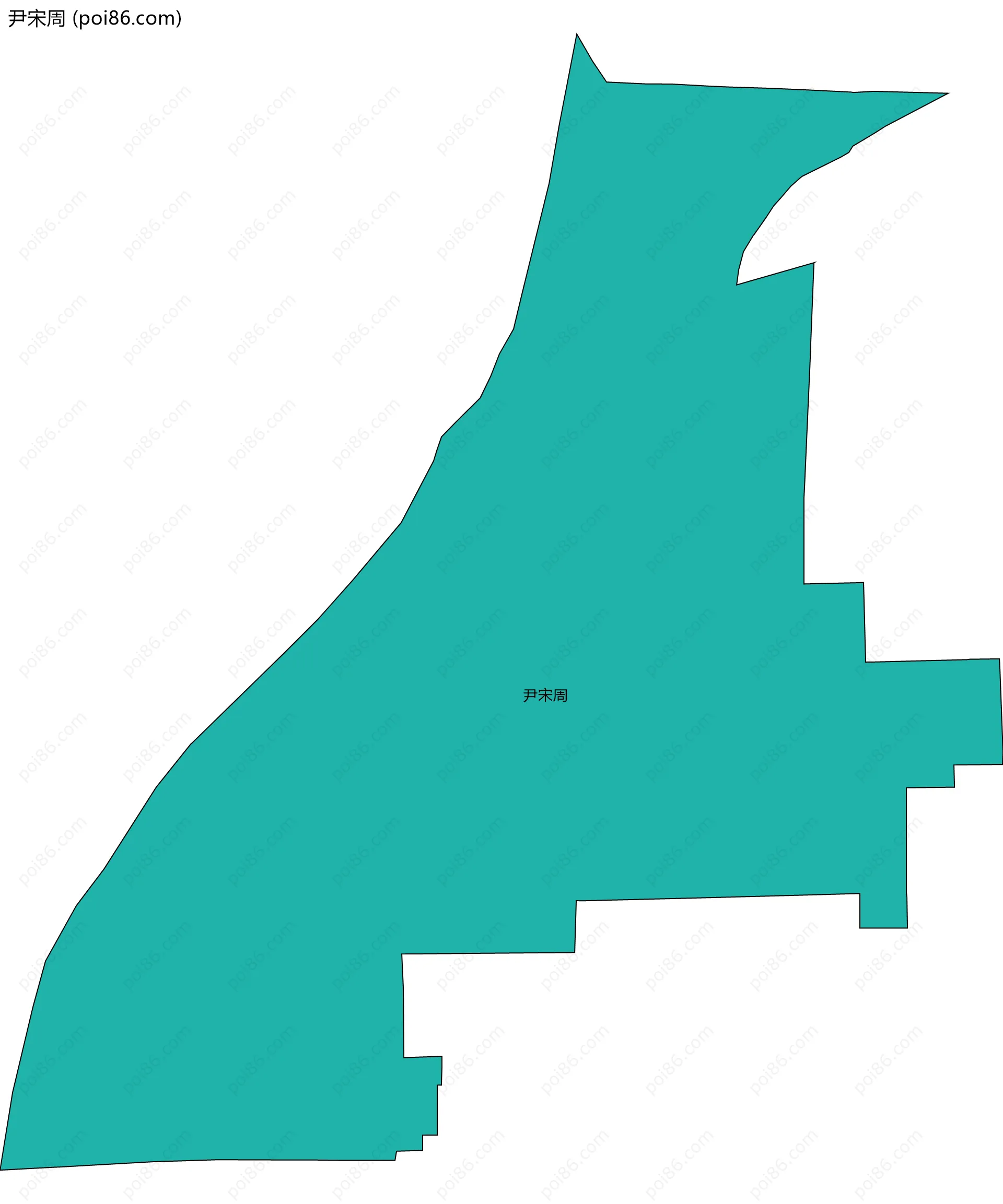 尹宋周边界地图