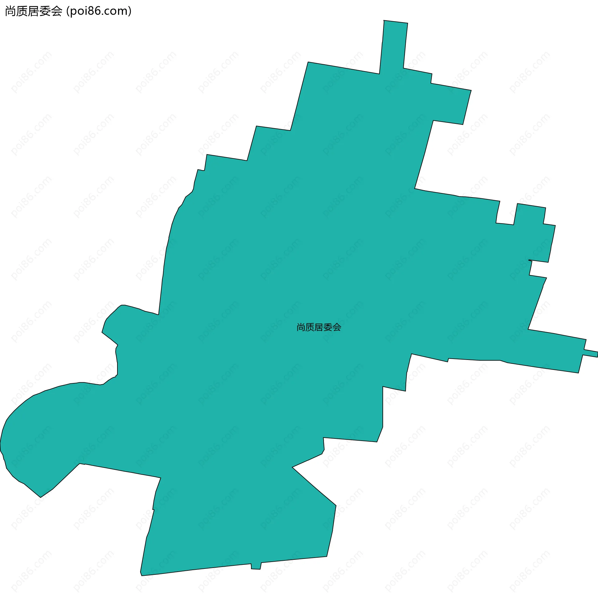 尚质居委会边界地图