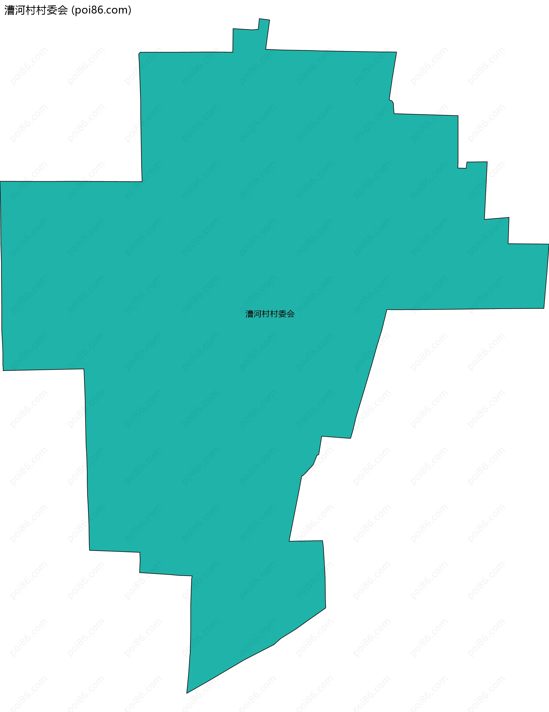 漕河村村委会边界地图