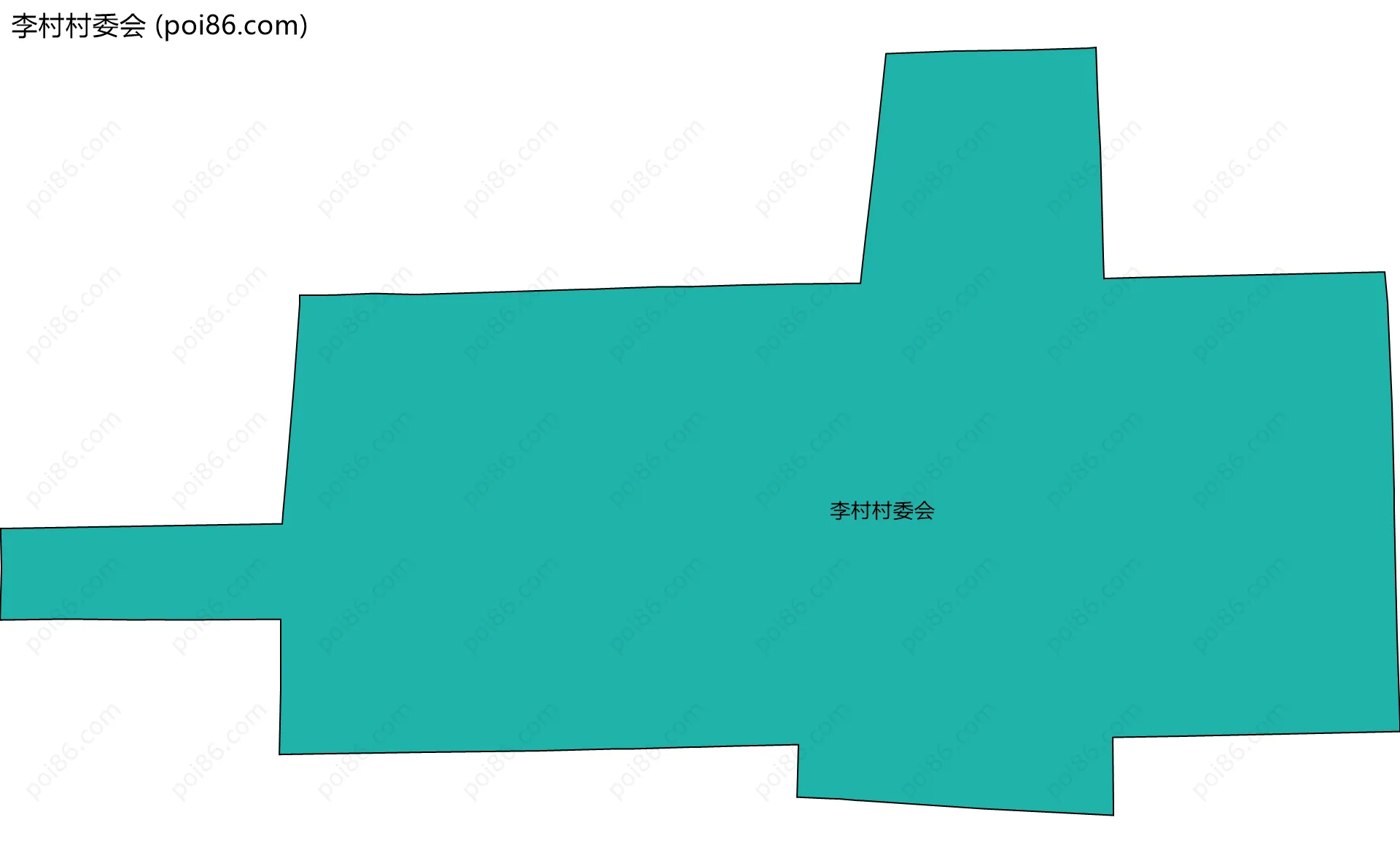 李村村委会边界地图