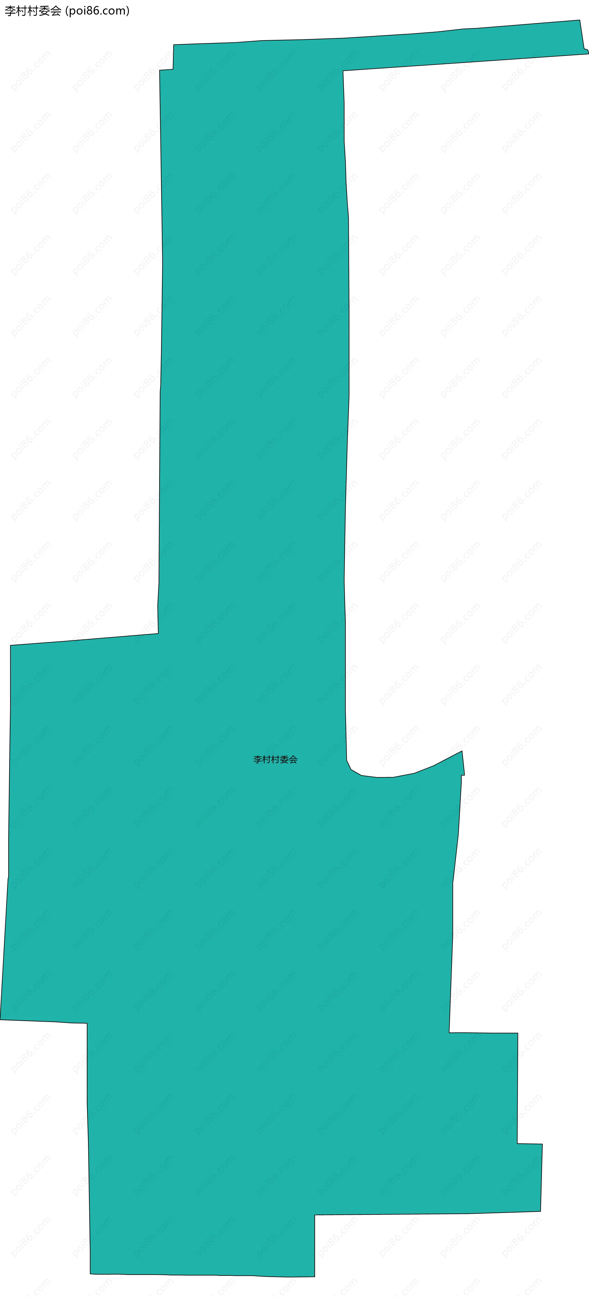 李村村委会边界地图