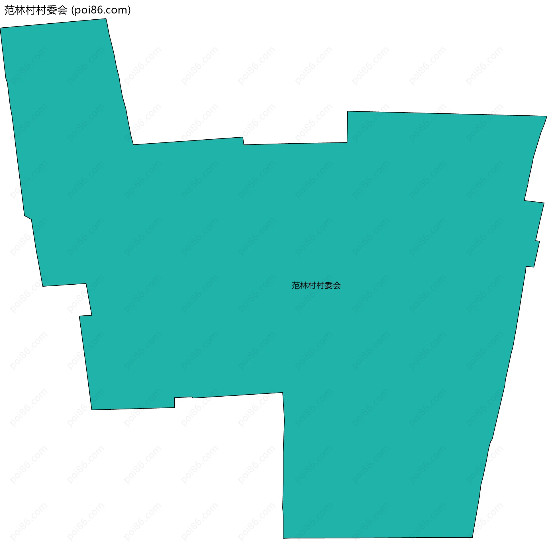 范林村村委会边界地图