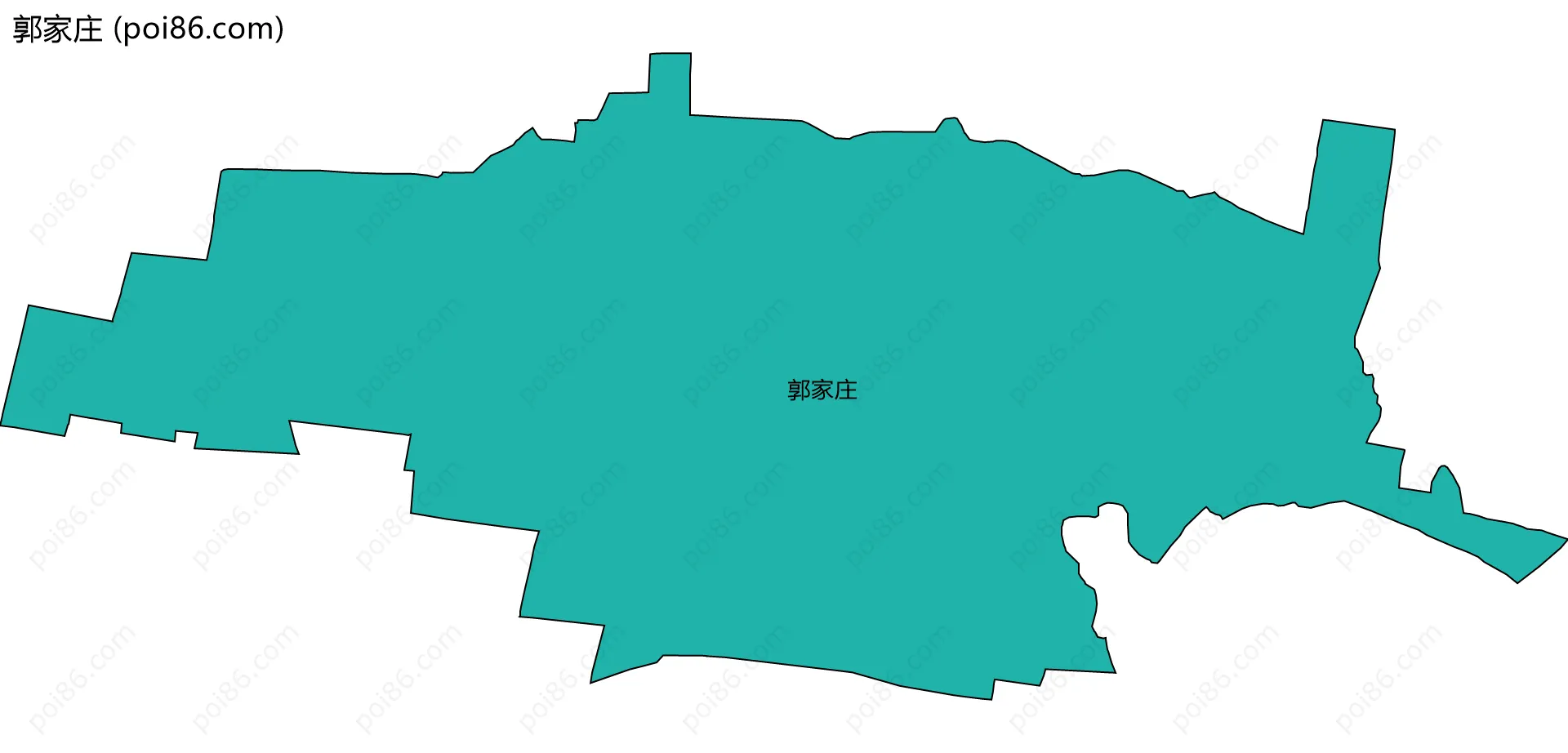 郭家庄边界地图