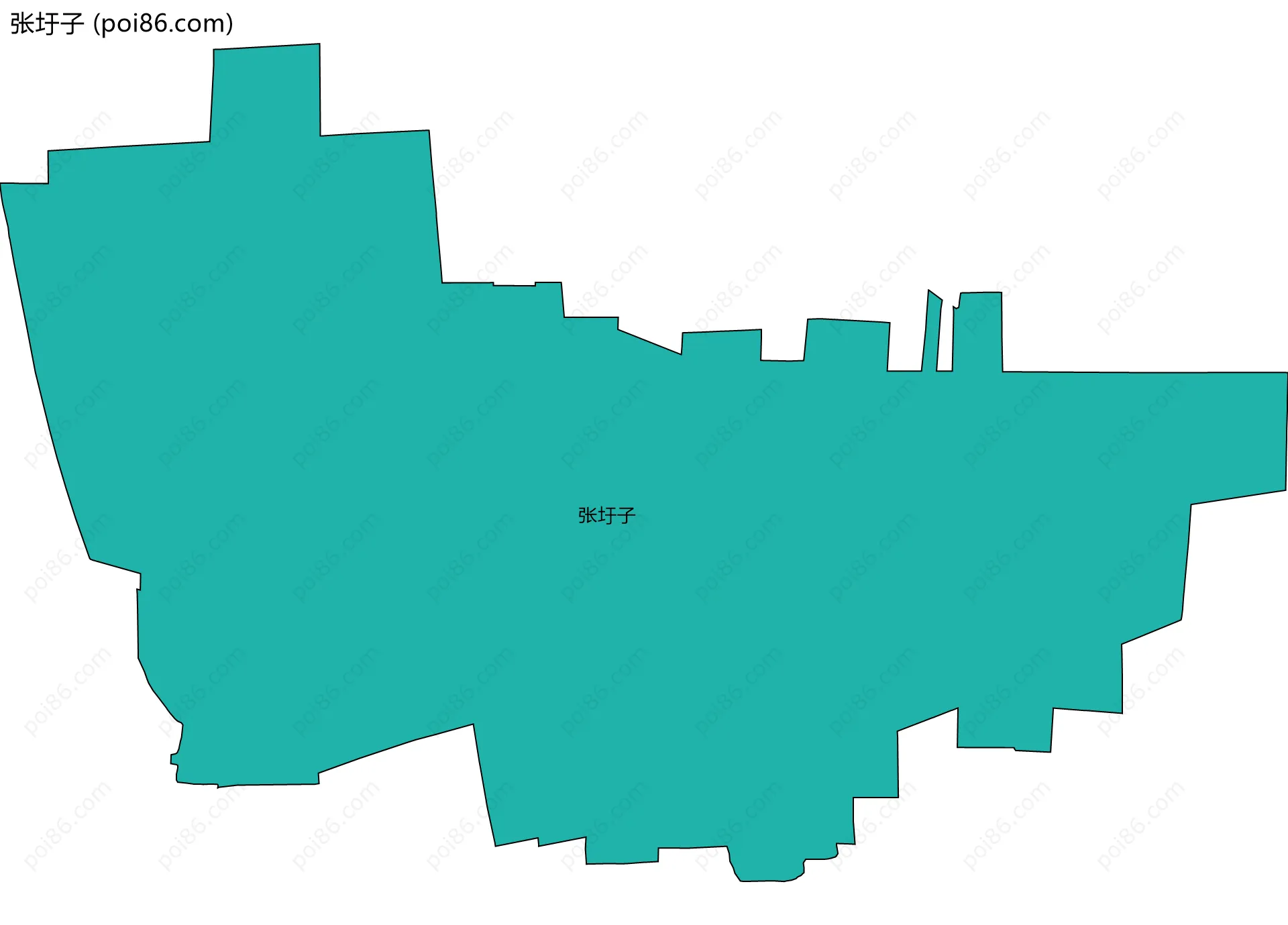张圩子边界地图