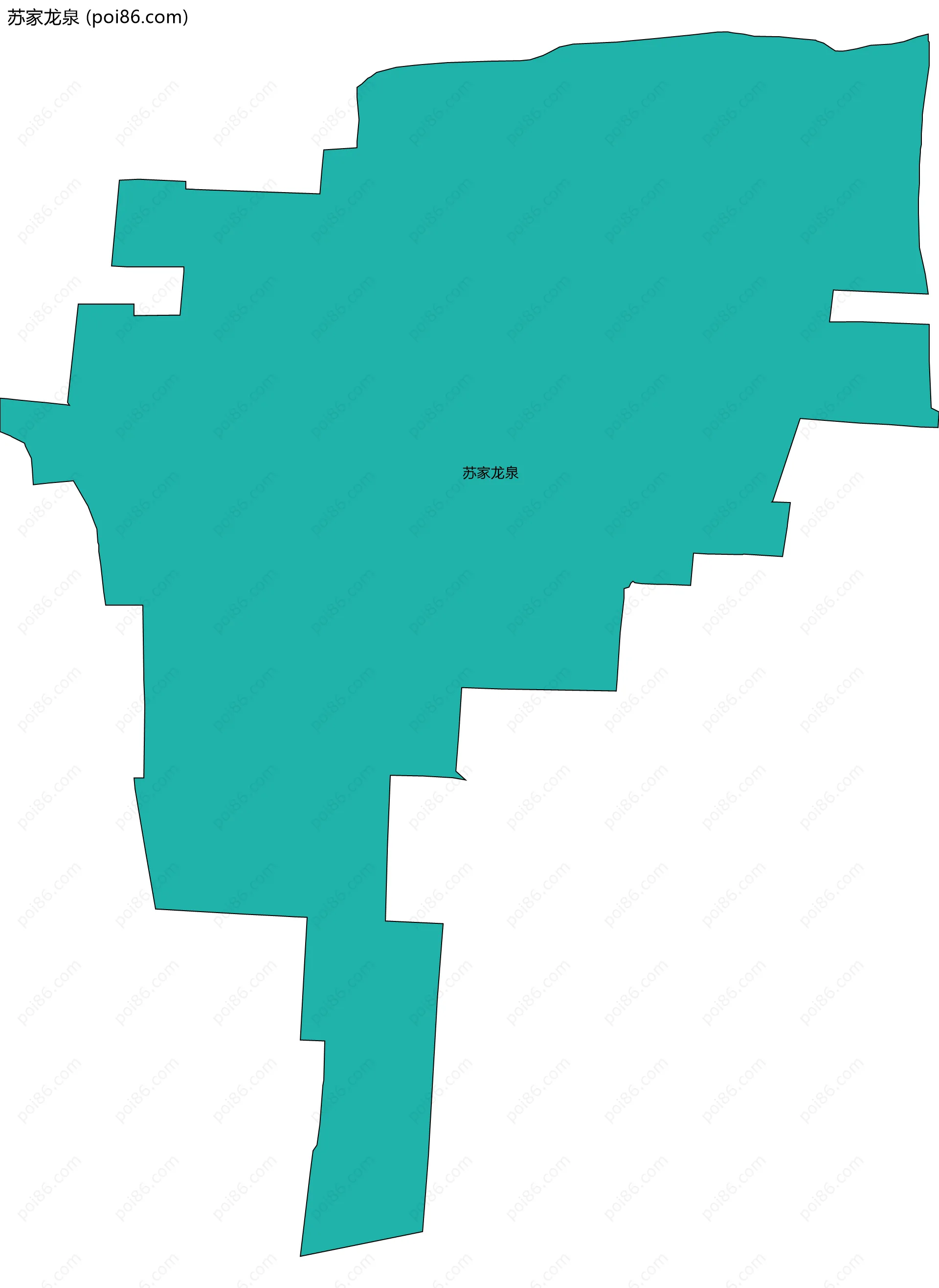 苏家龙泉边界地图