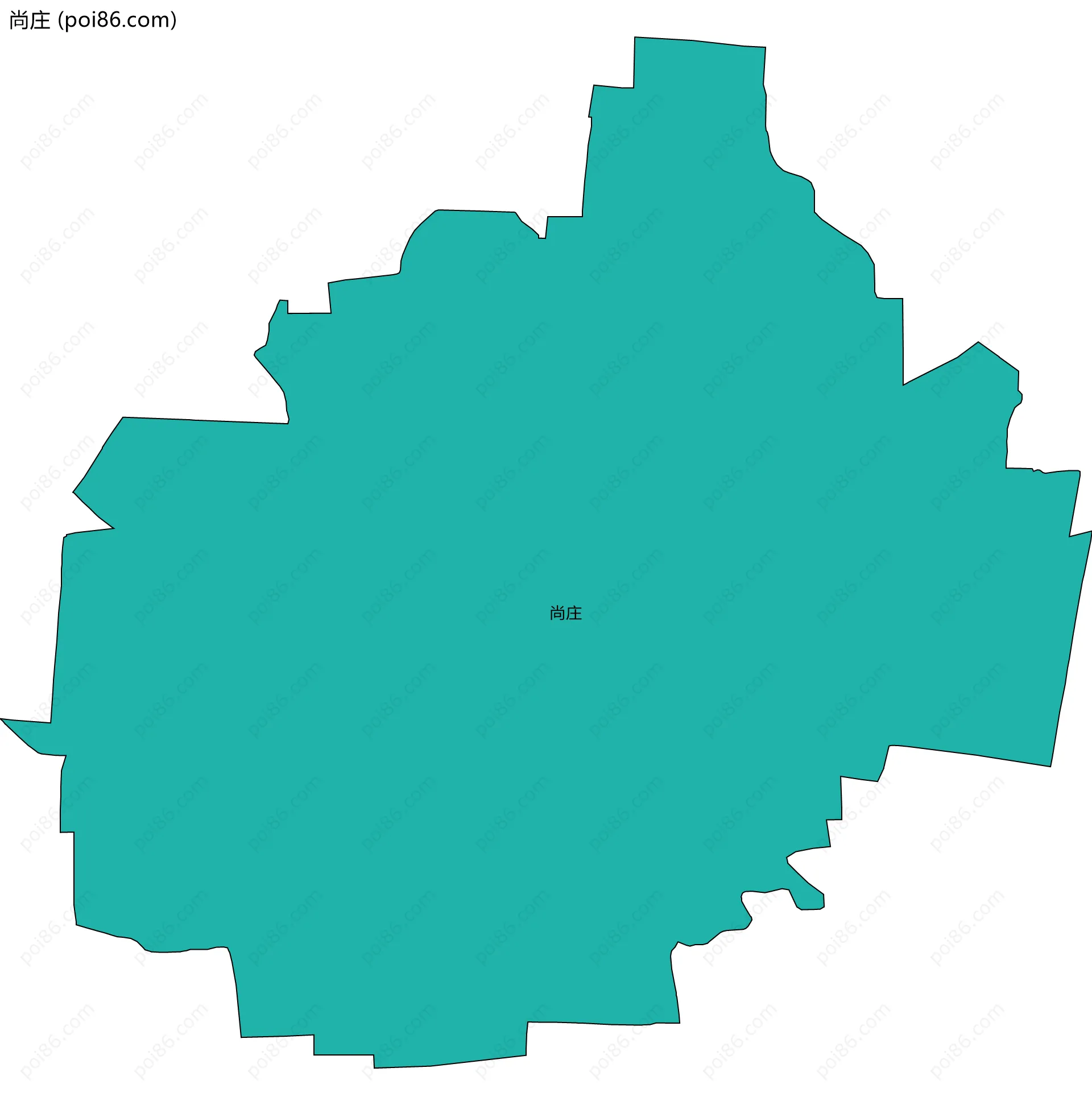 尚庄边界地图