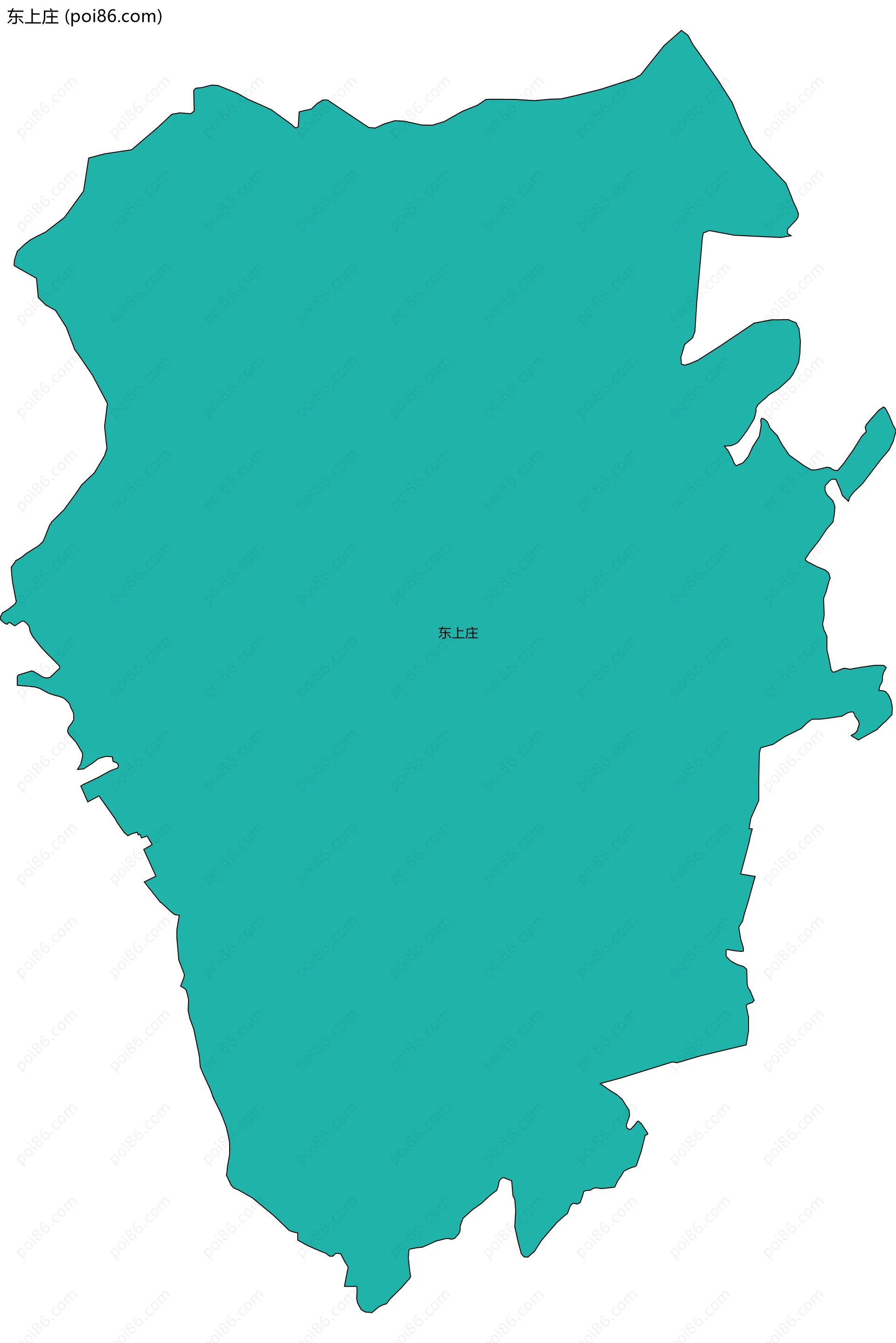 东上庄边界地图