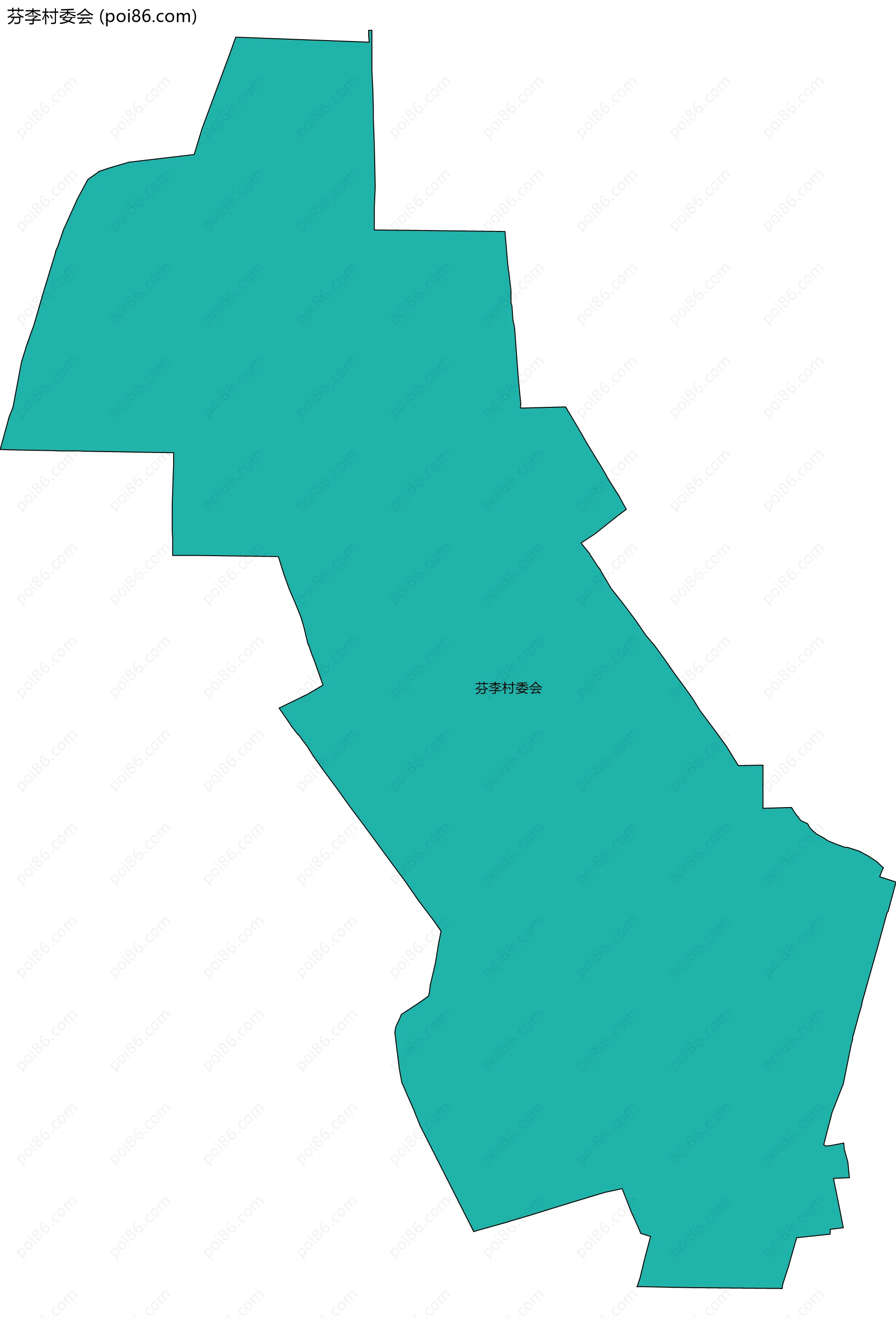 芬李村委会边界地图