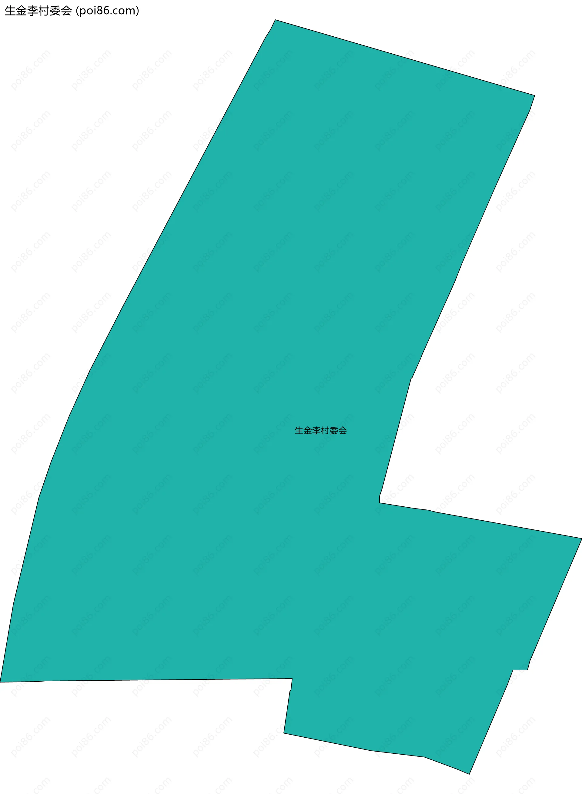 生金李村委会边界地图