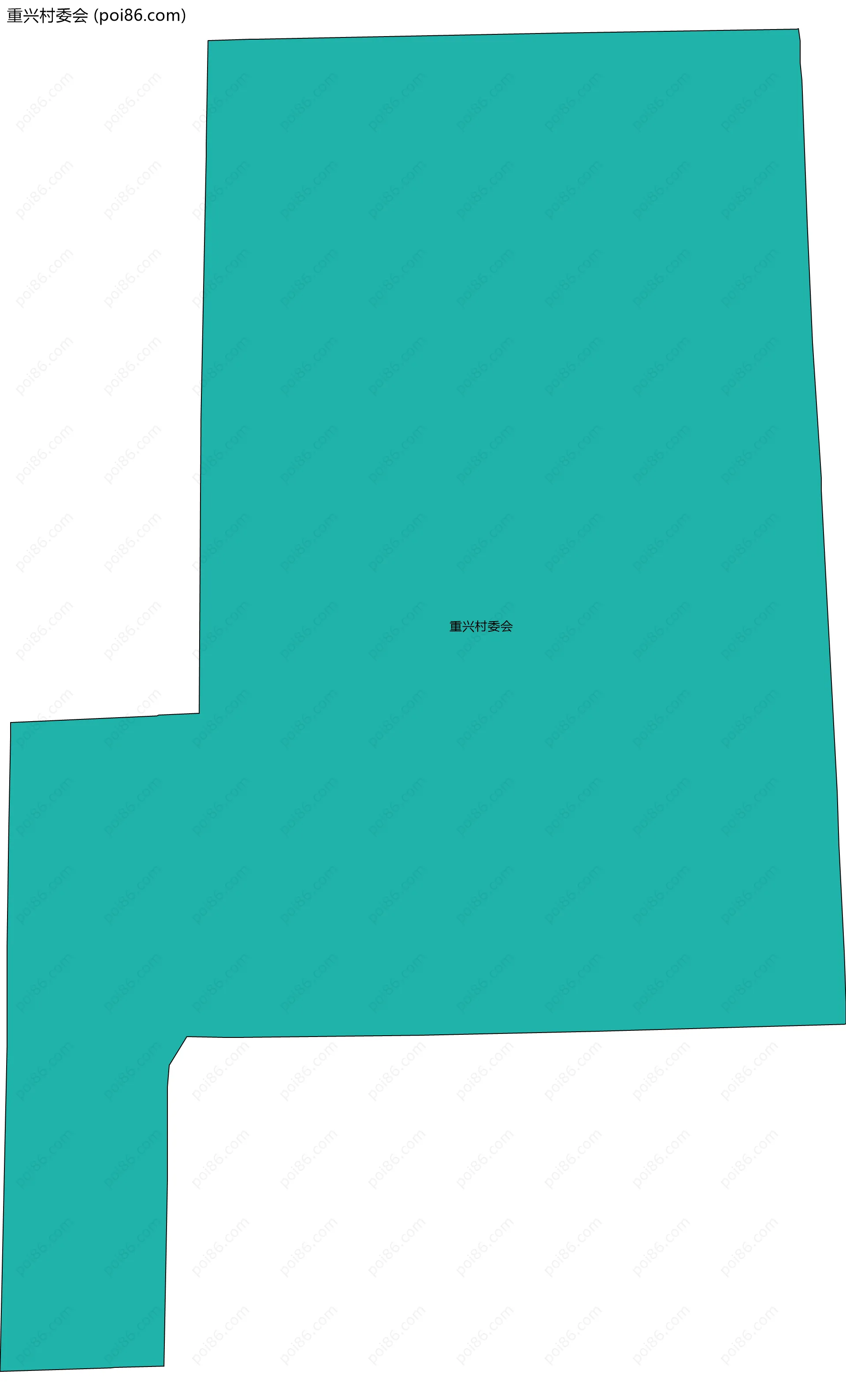 重兴村委会边界地图