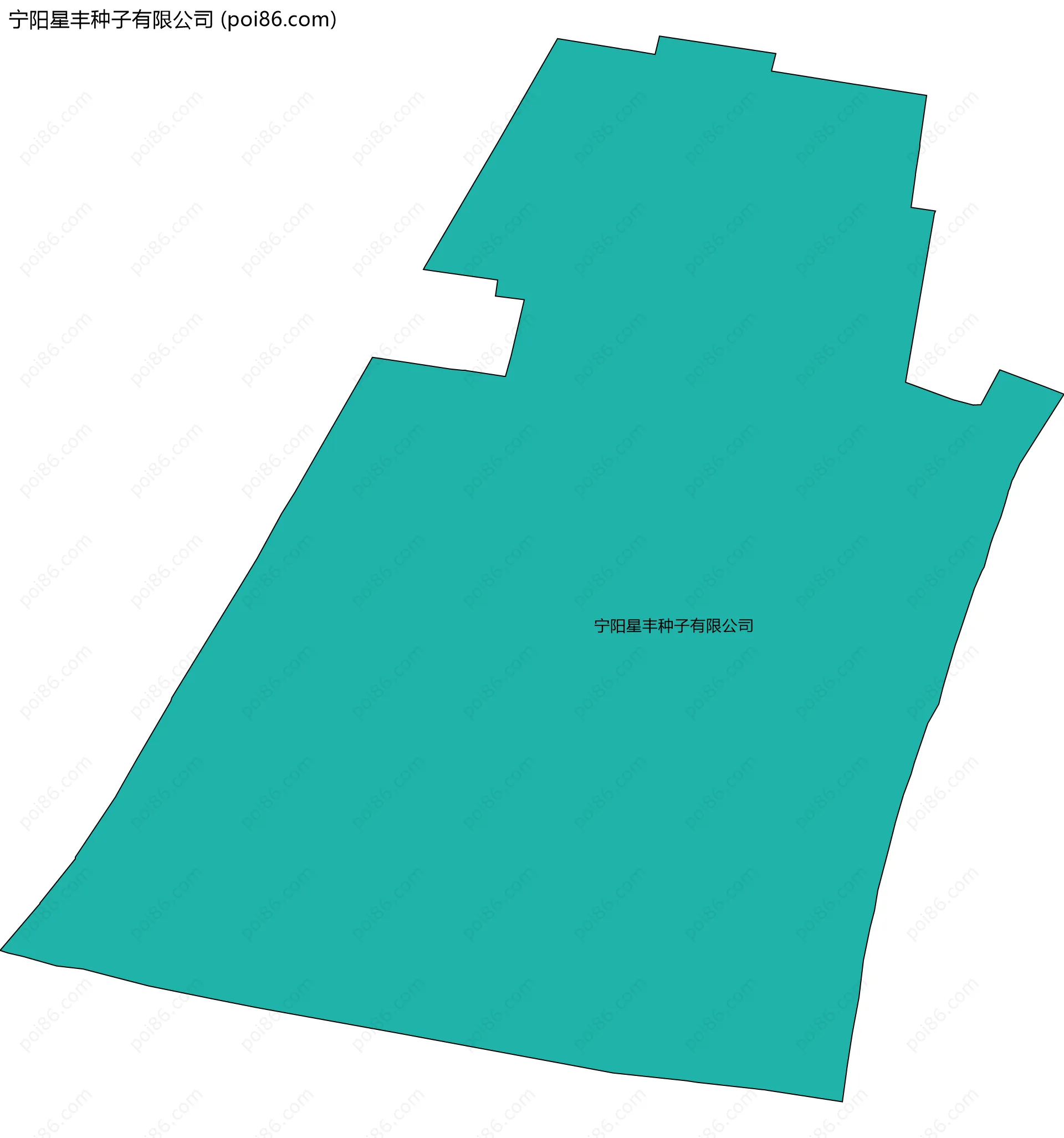 宁阳星丰种子有限公司边界地图