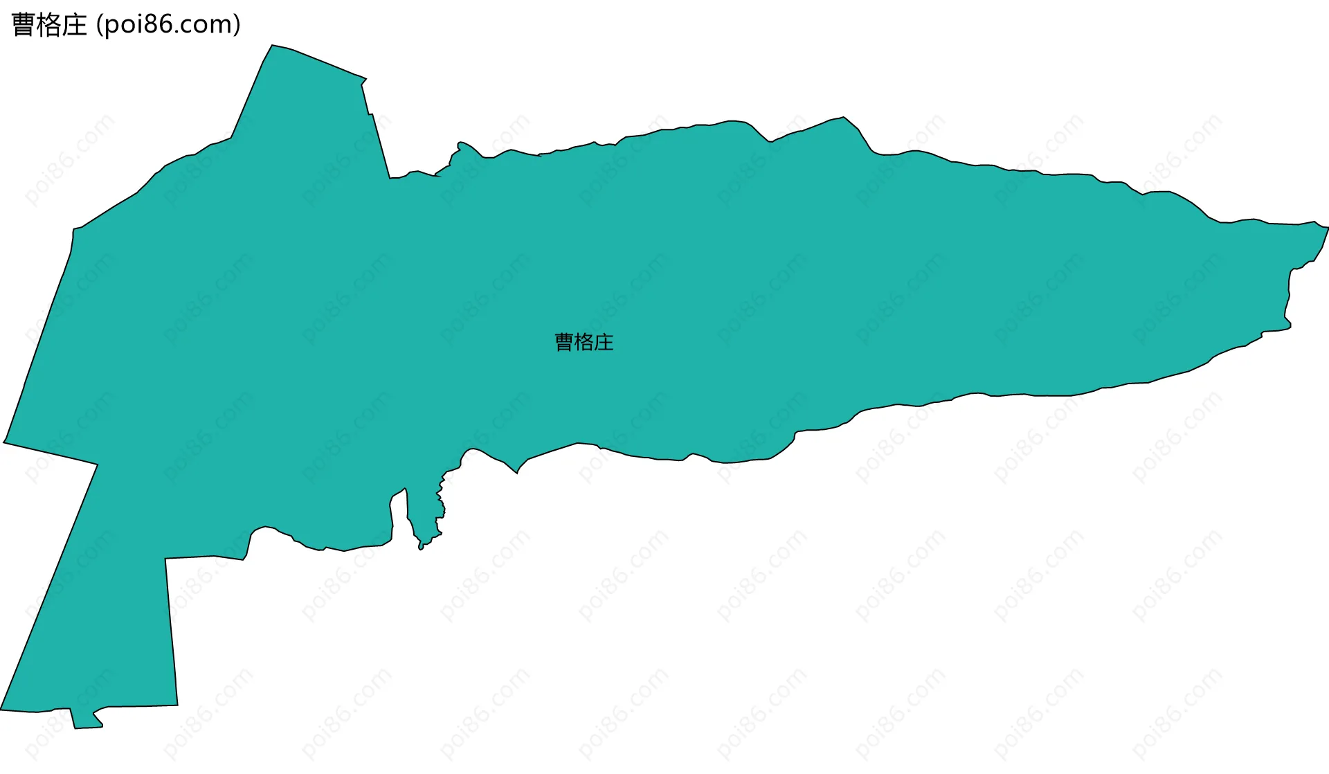 曹格庄边界地图