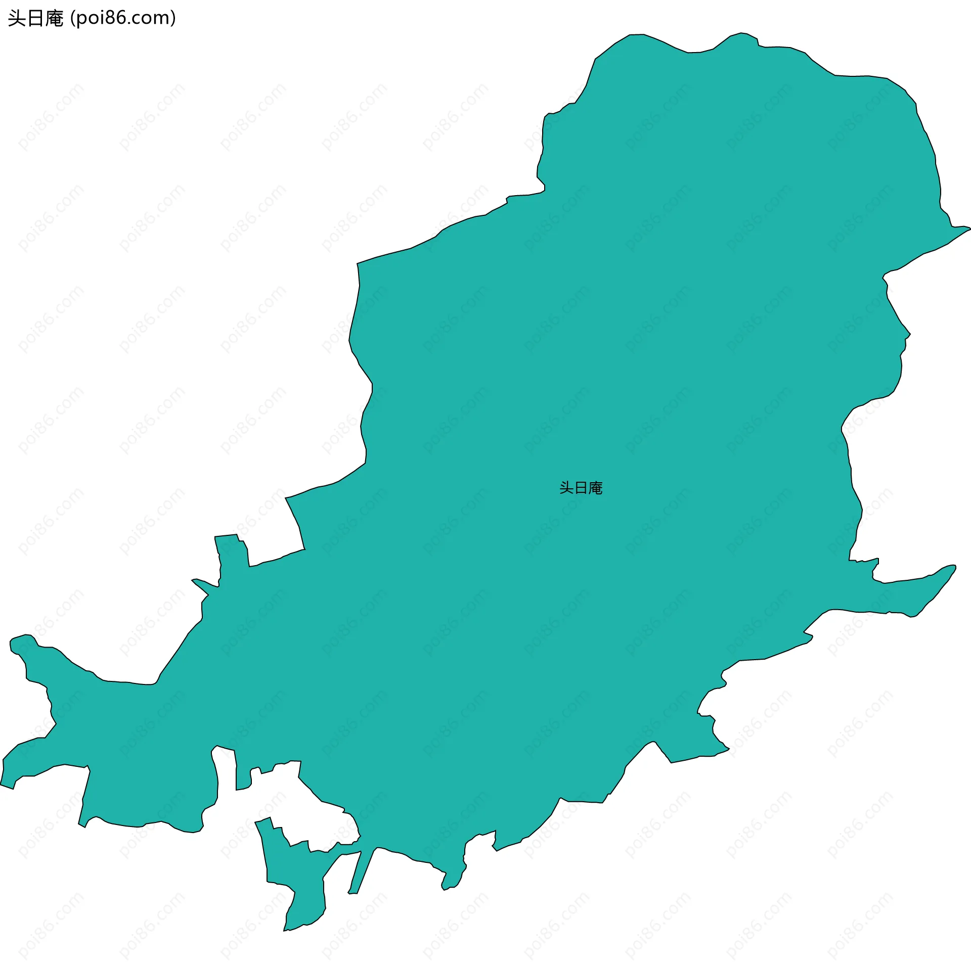 头日庵边界地图