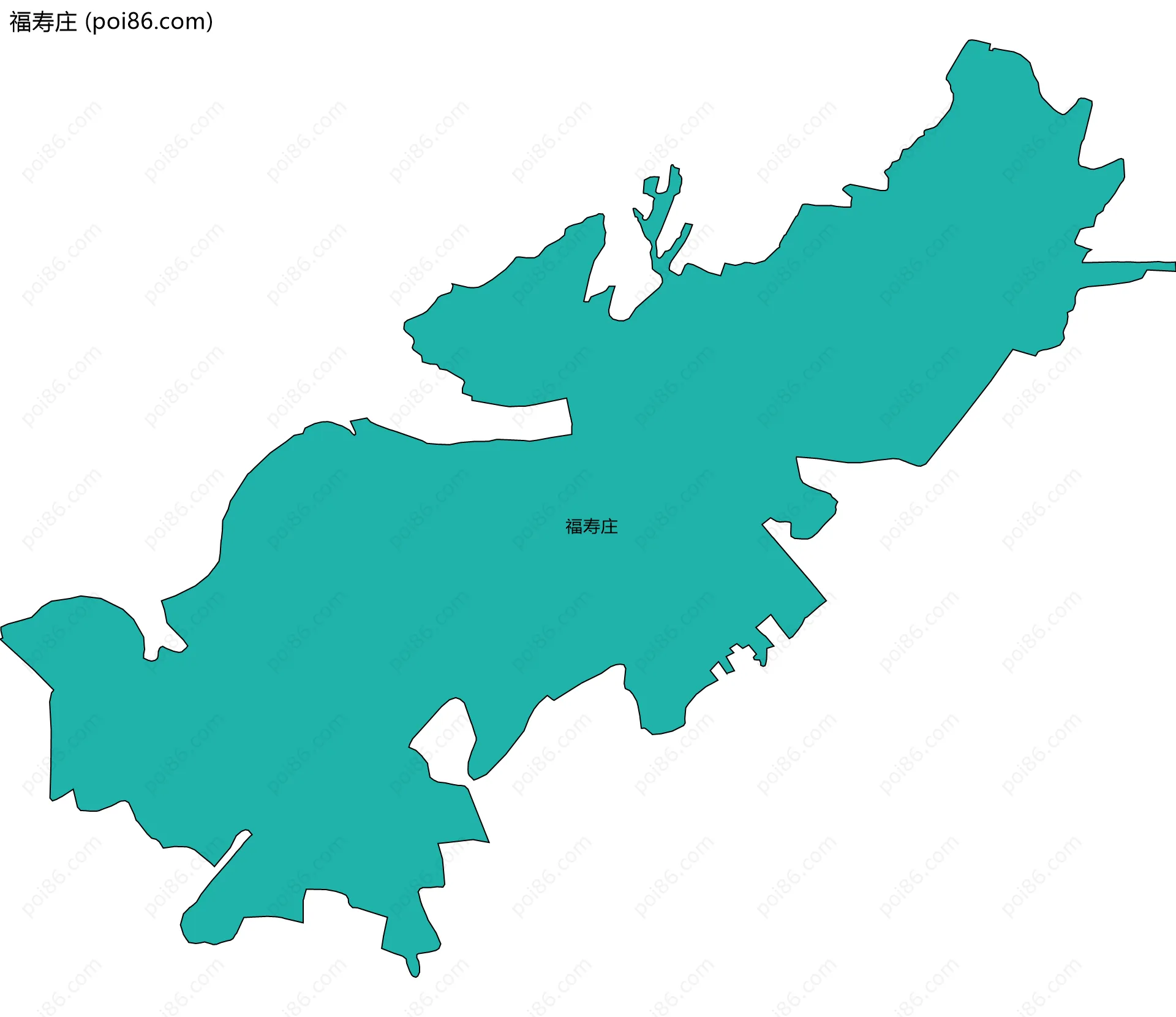 福寿庄边界地图