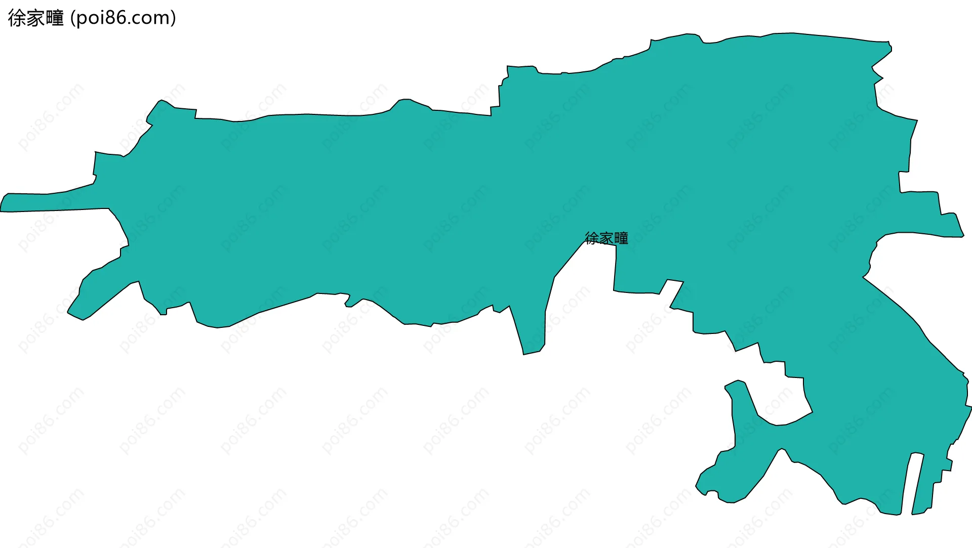 徐家疃边界地图