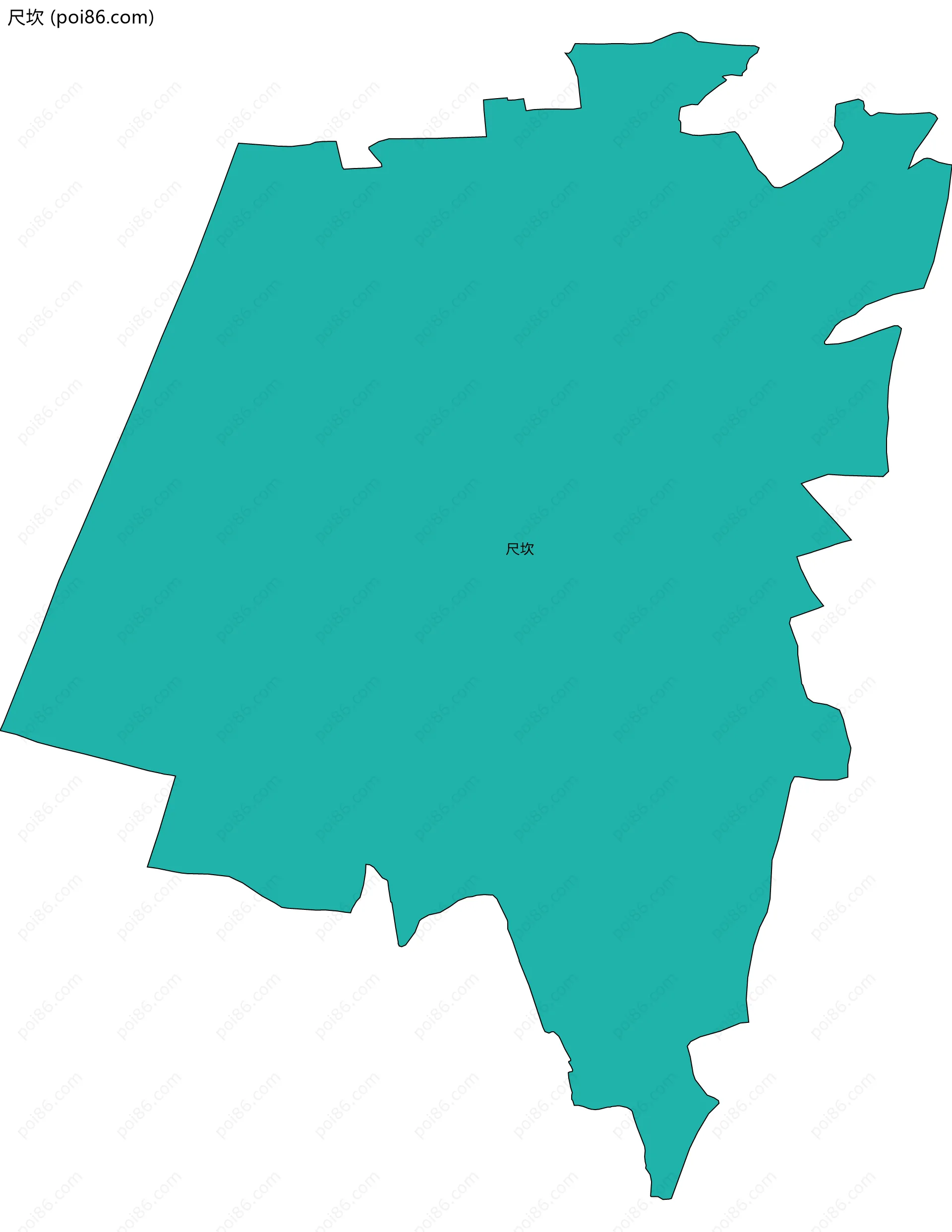 尺坎边界地图