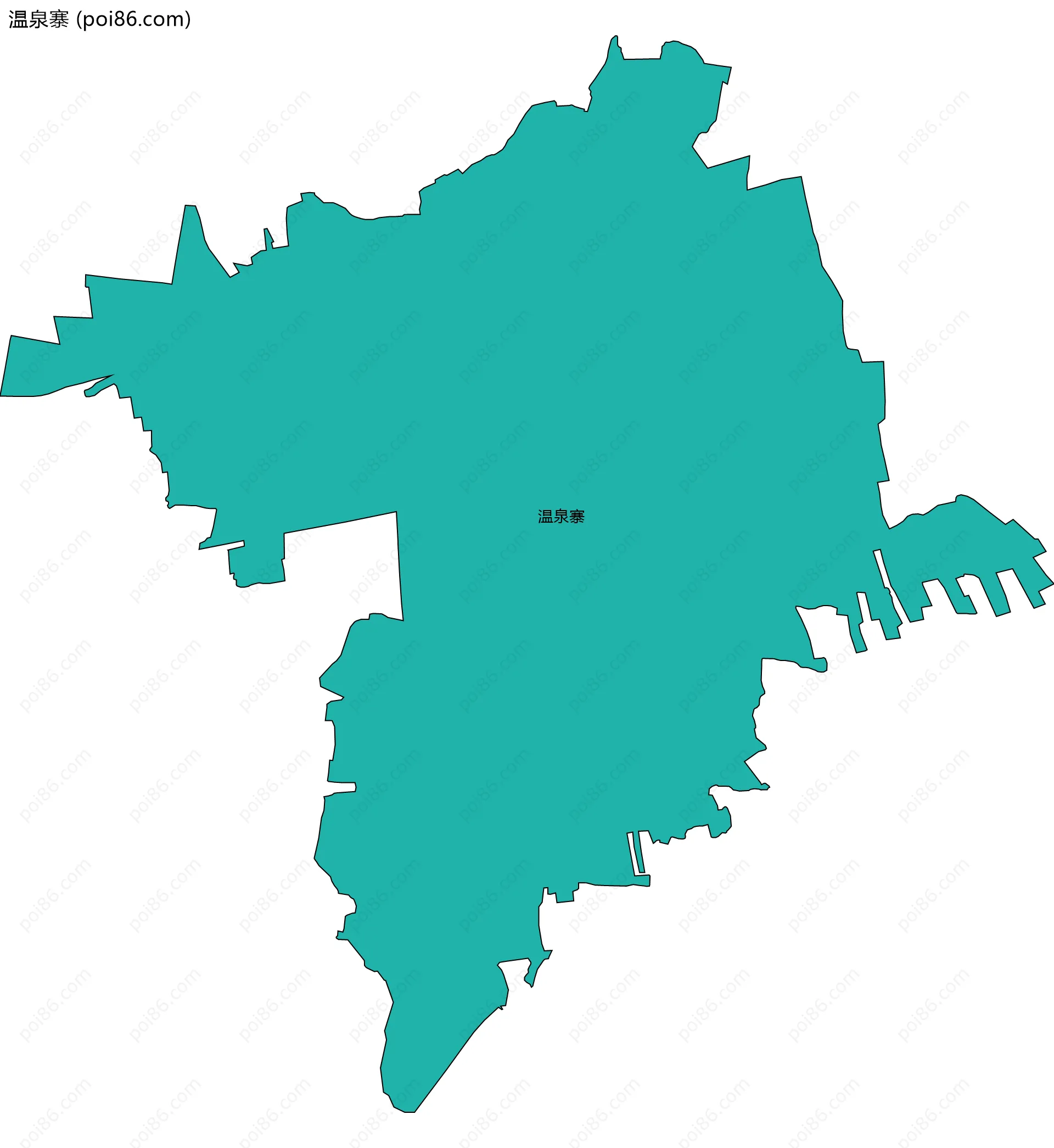 温泉寨边界地图